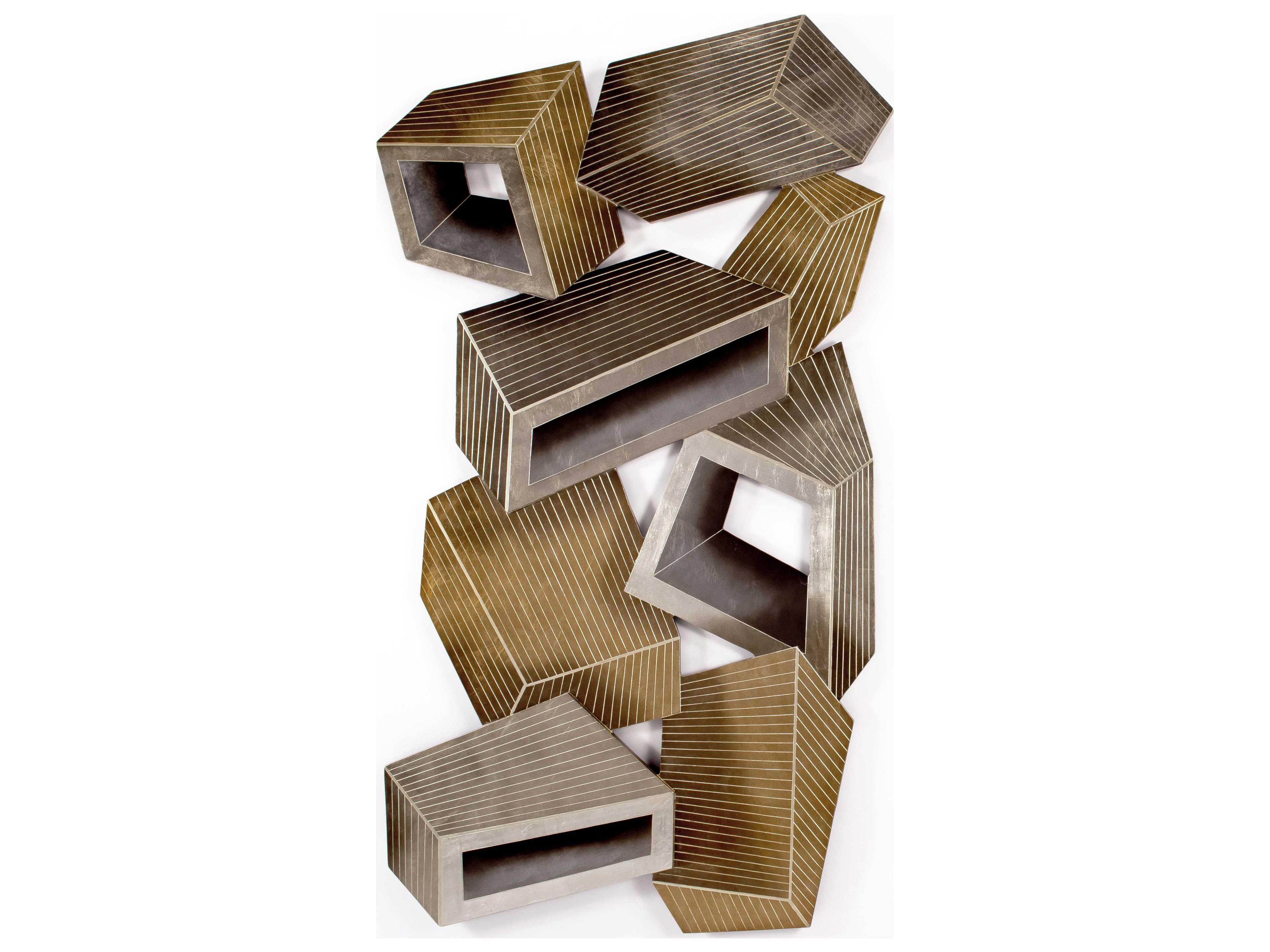 Artmax 73 x 40 Metallic Tone Metal Wall Art