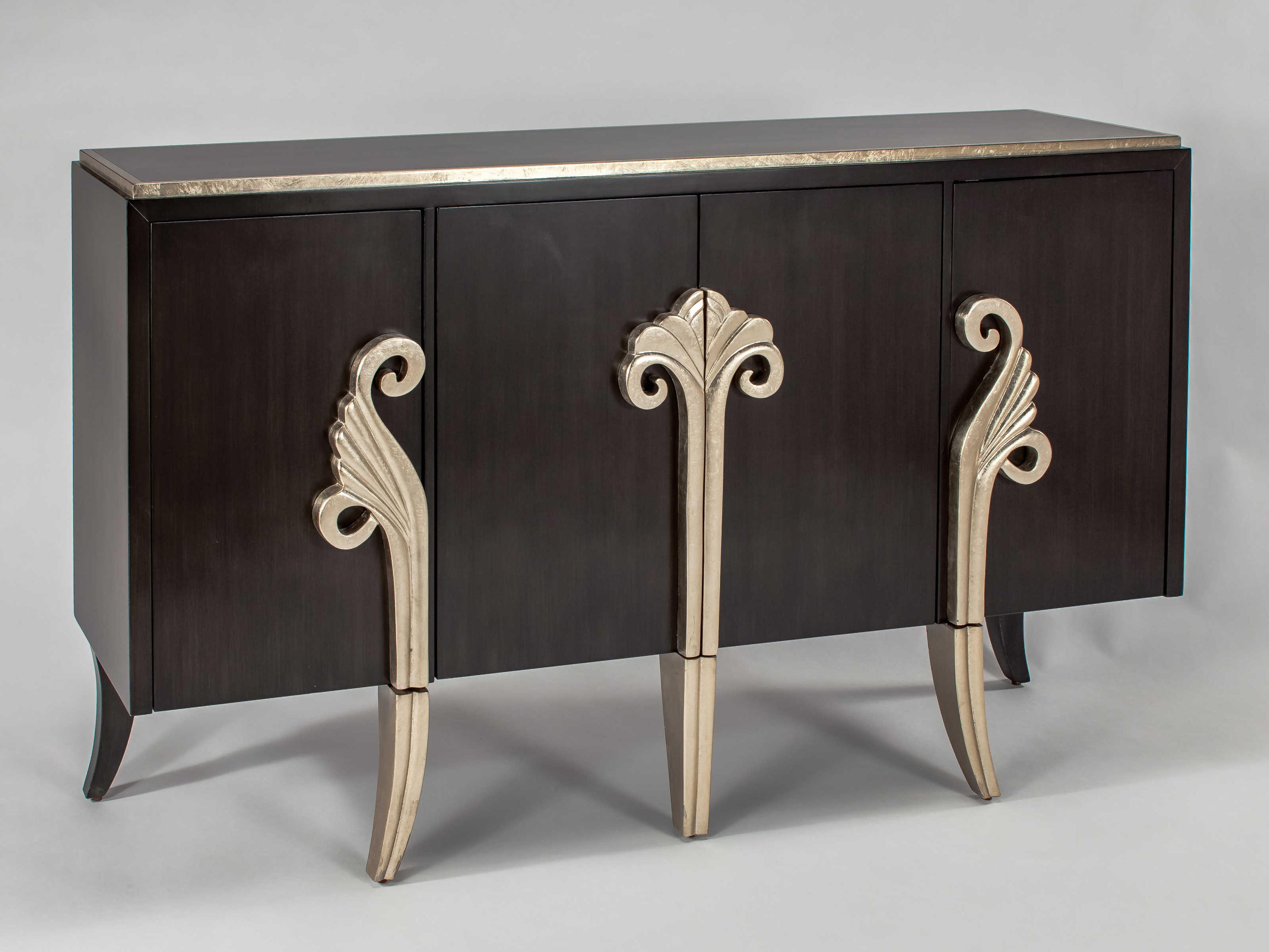 64" Espresso Champagne Sideboard