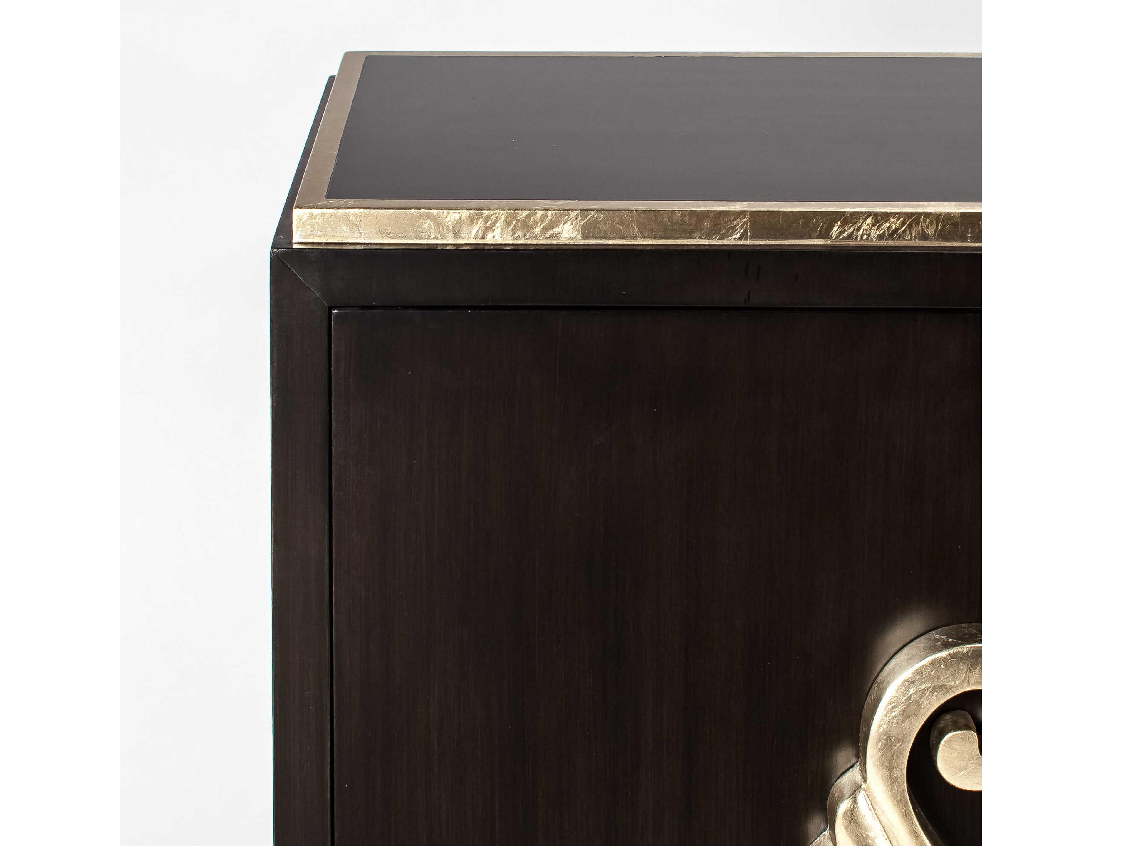 Artmax 64" Espresso Champagne Sideboard
