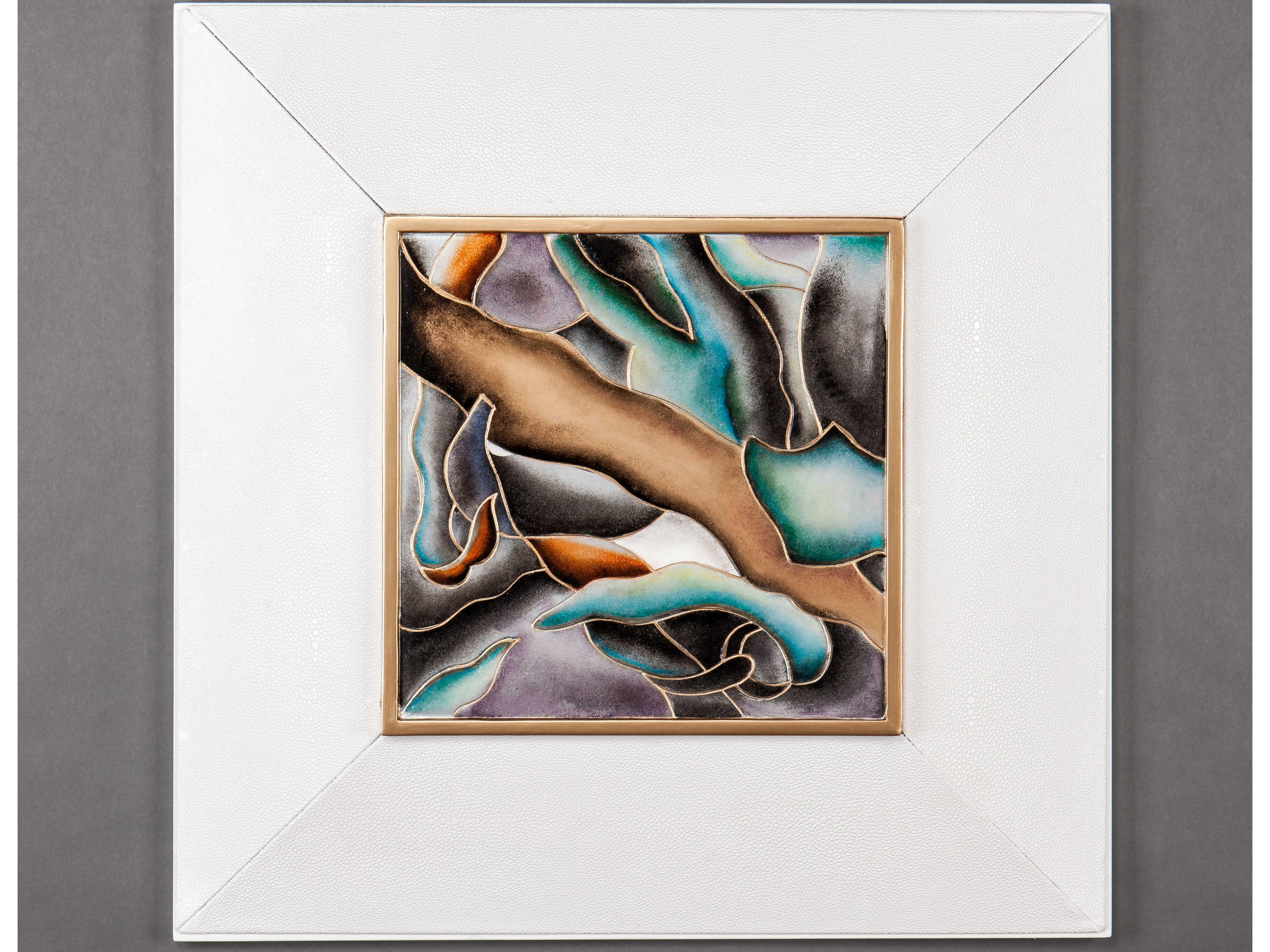 Artmax White Painting Wall Art Set of 2