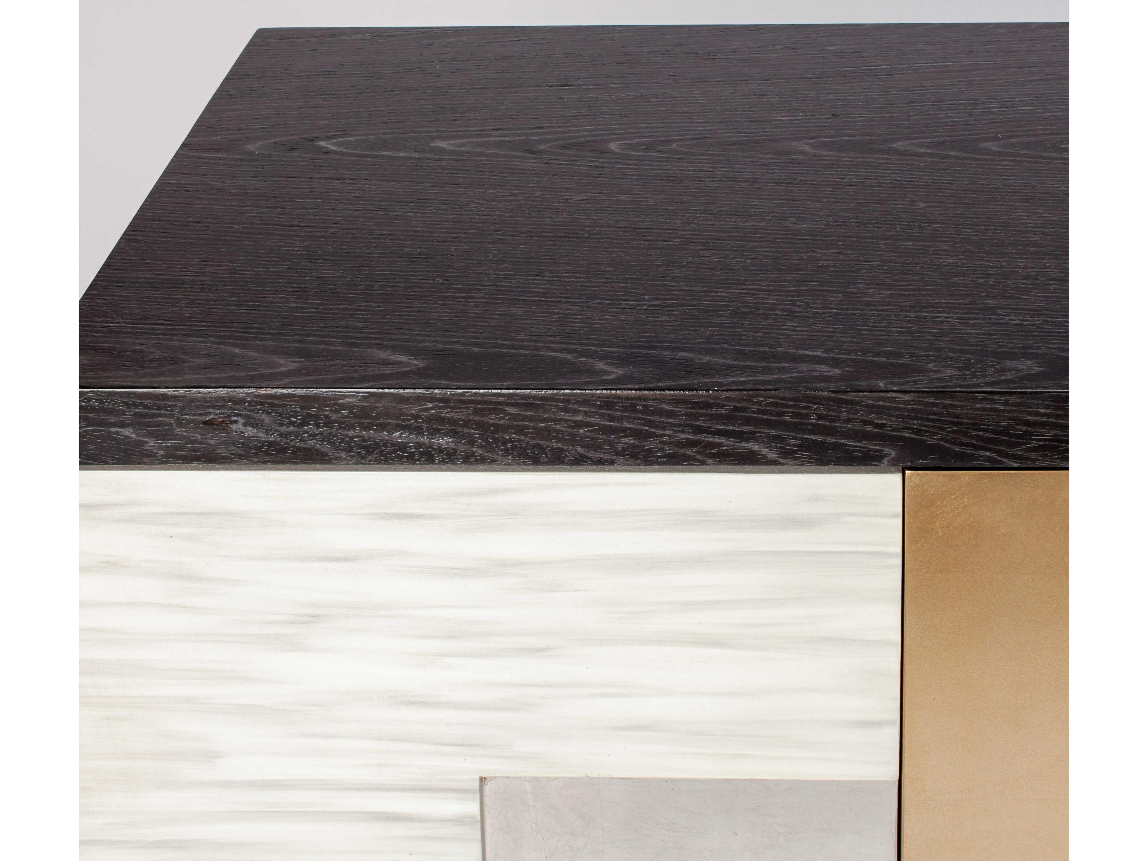 Artmax 72" Gold Black Sideboard