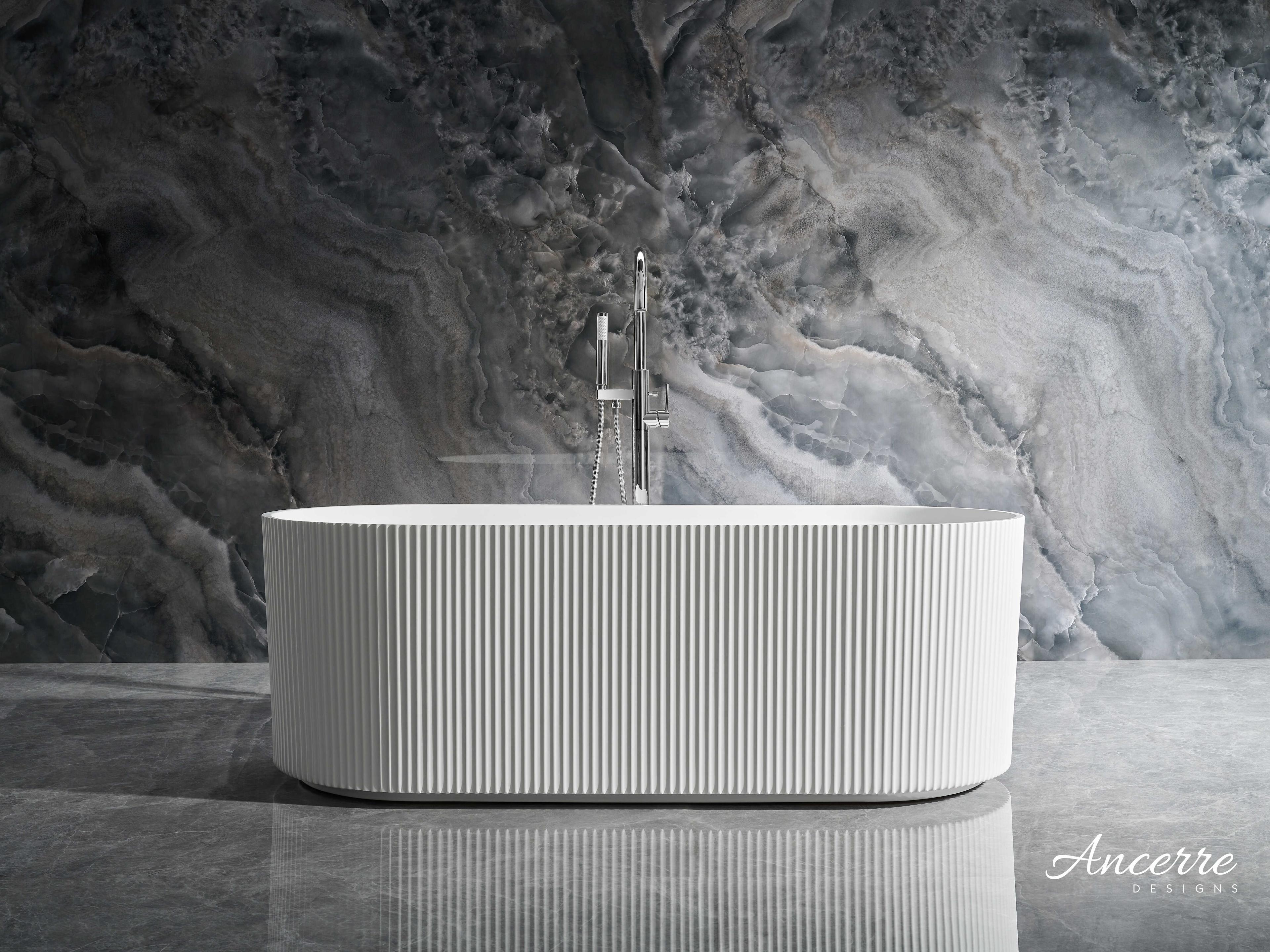 Ancerre Designs Momo Matte White Bathtub