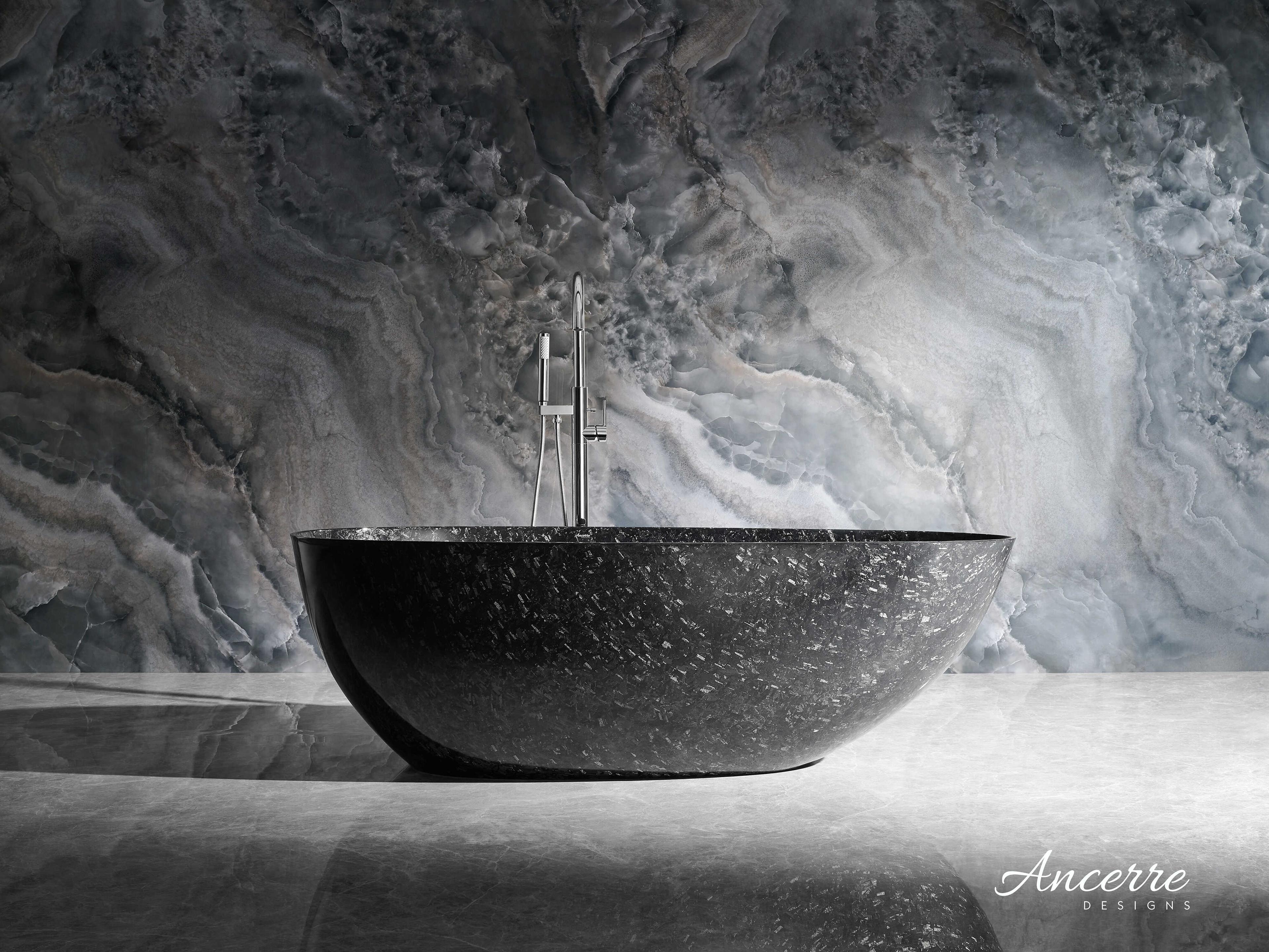 Ancerre Designs Anjuna Forged Carbon Fiber Bathtub