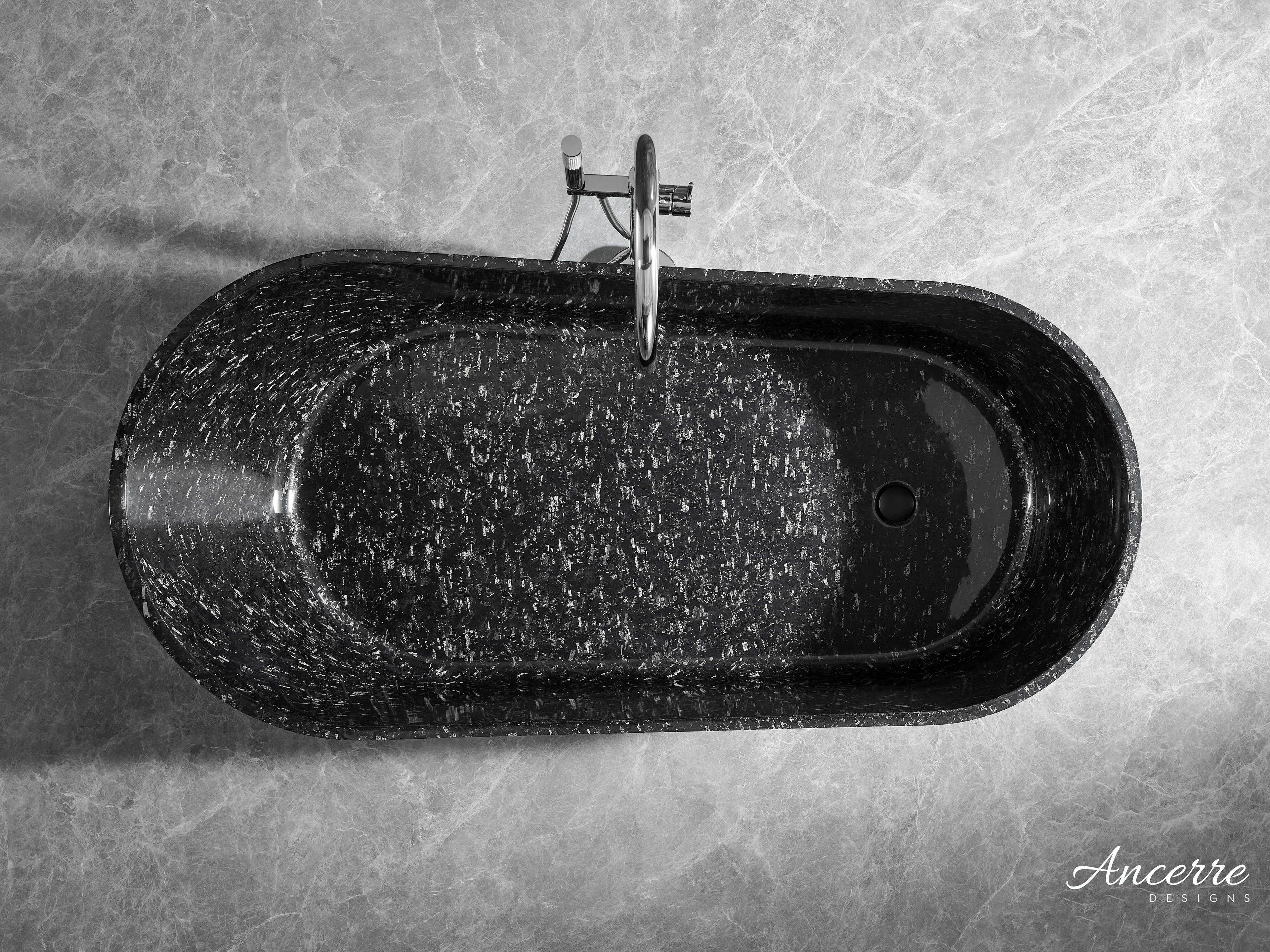 Ancerre Designs Coesistere Forged Carbon Fiber Bathtub