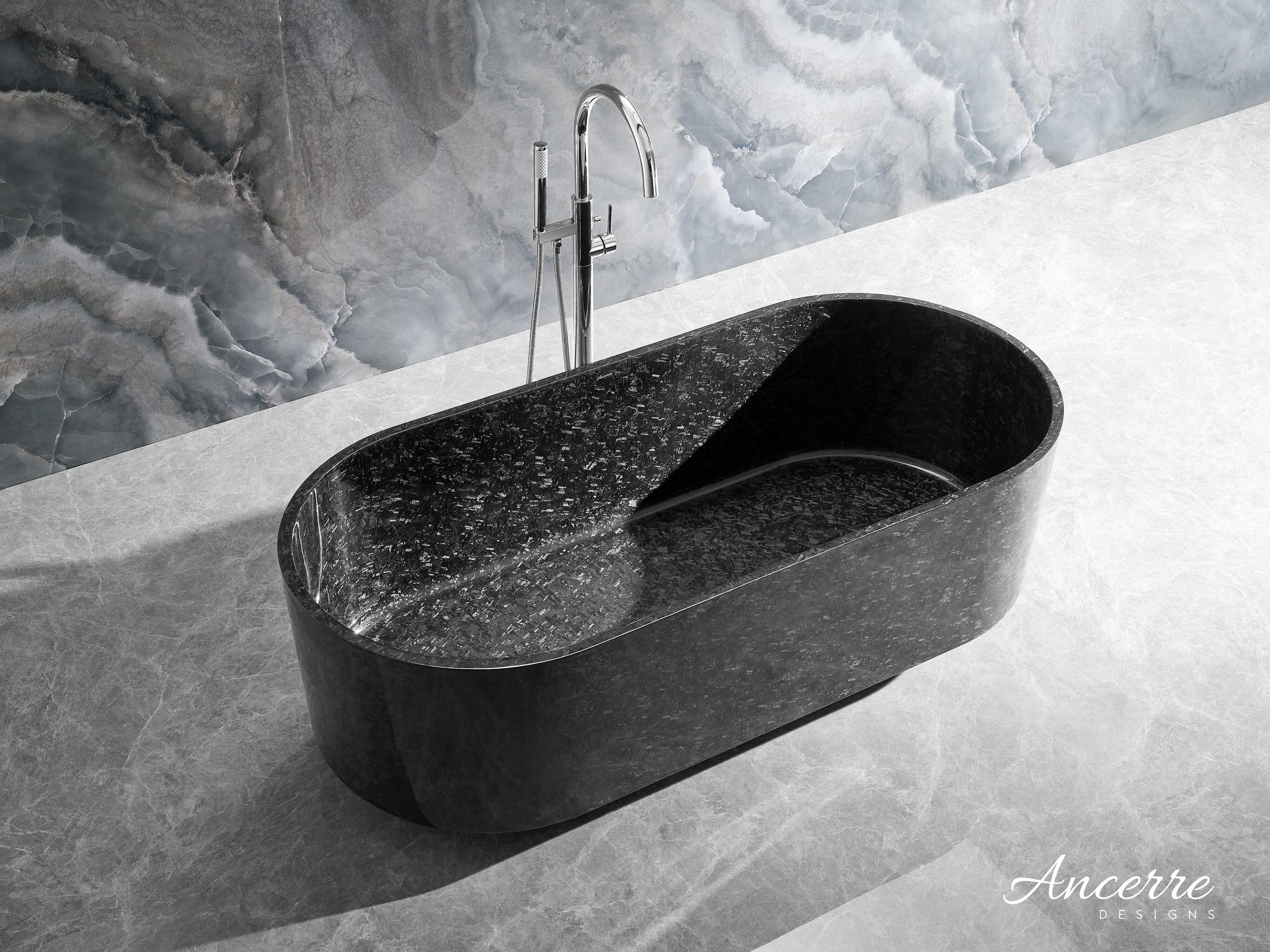 Ancerre Designs Odessa Forged Carbon Fiber Bathtub