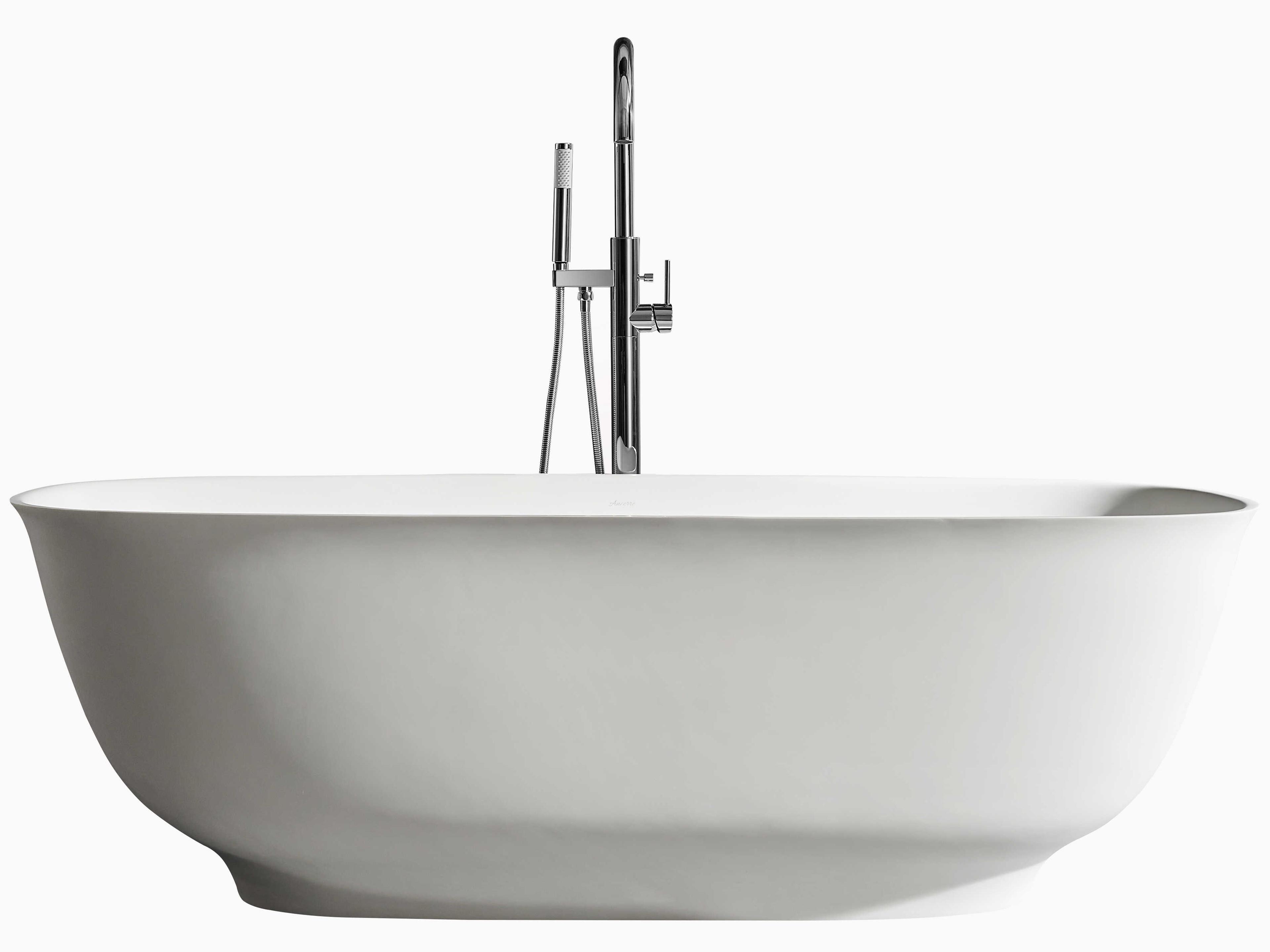 Fiore Freestanding Soaking Tub 67-Inch Solid Surface