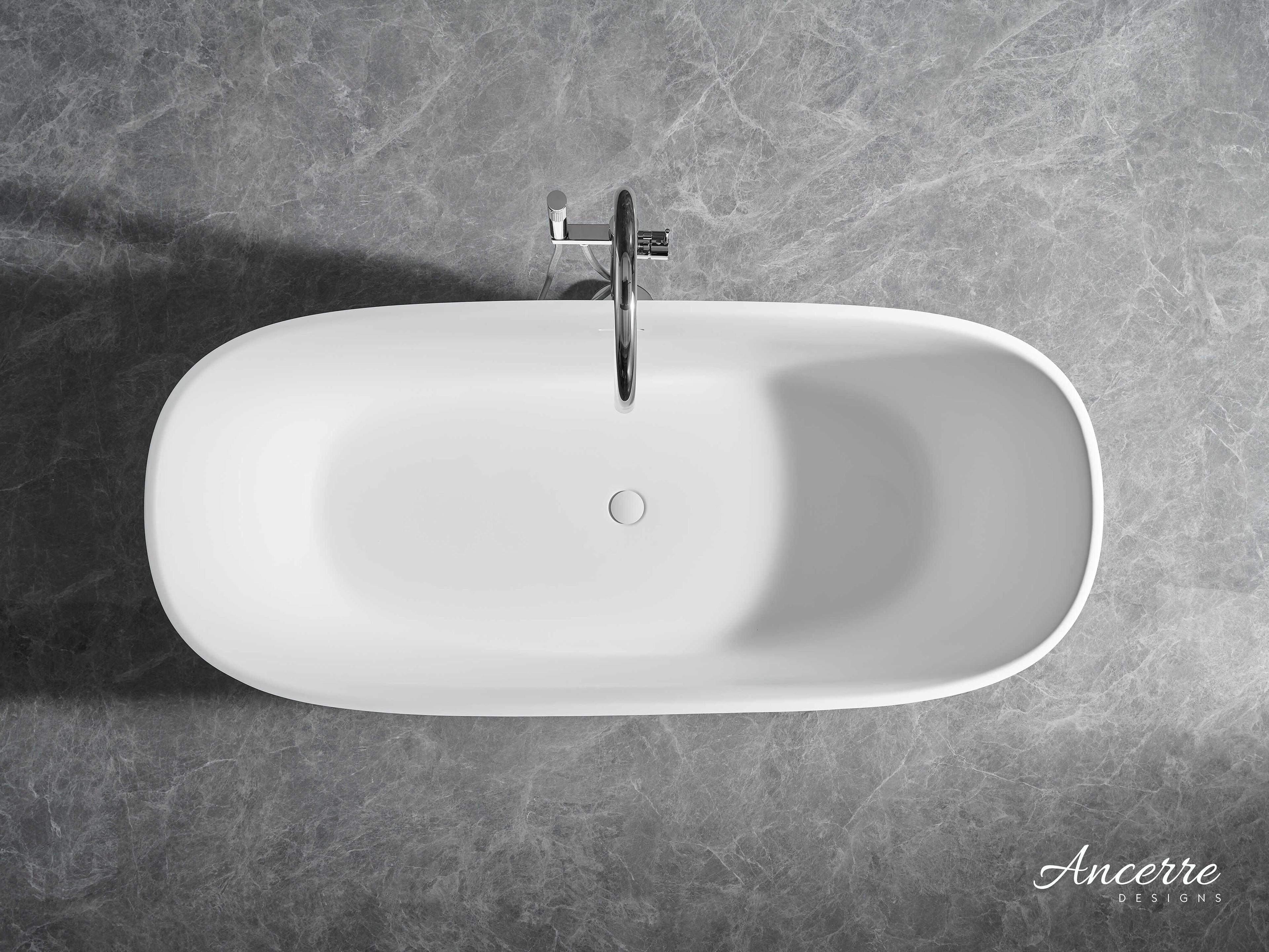 Ancerre Designs Fiore Matte White Bathtub