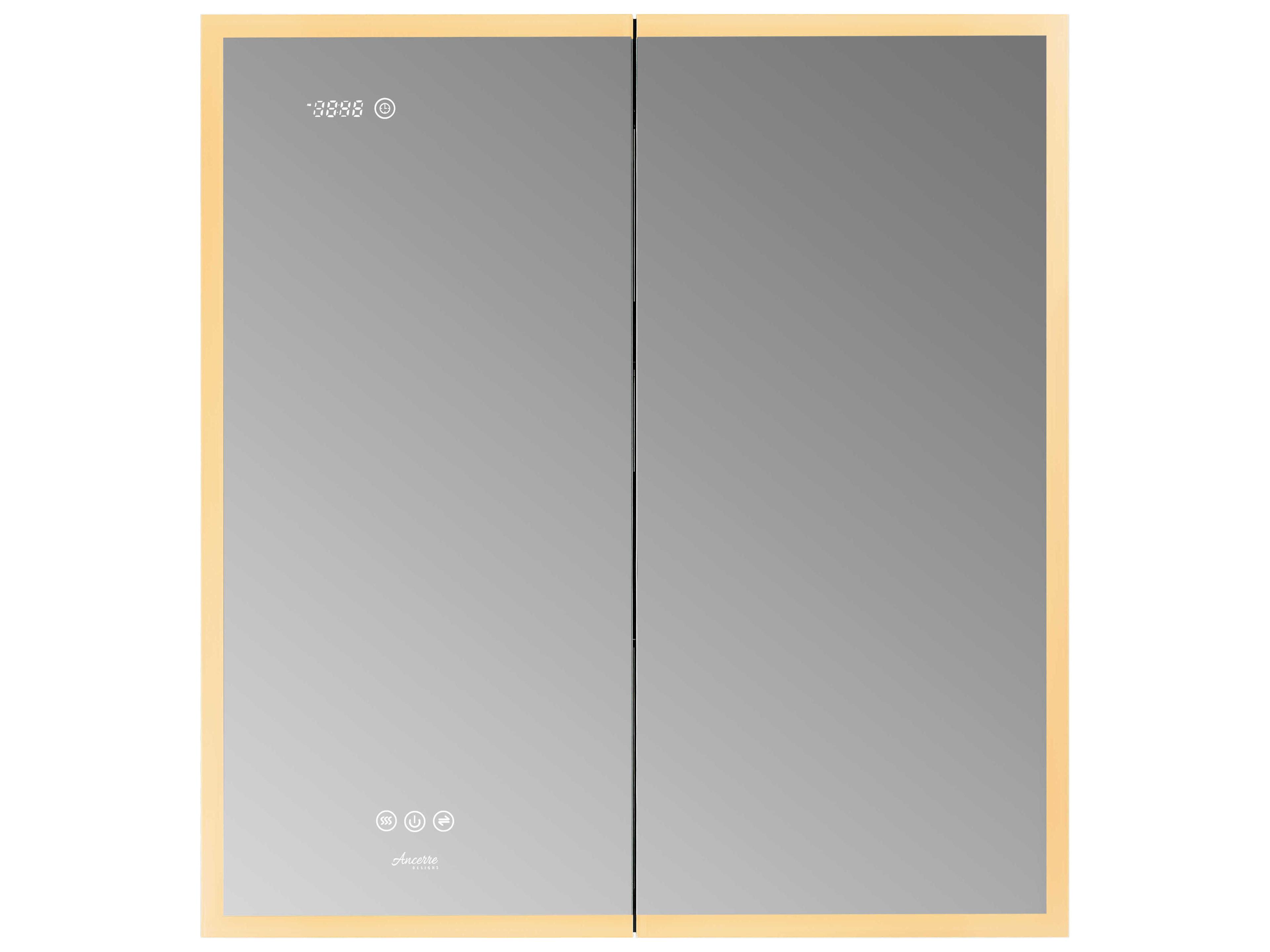 Ancerre Designs Pagani Black Rectangular Wall Mirror