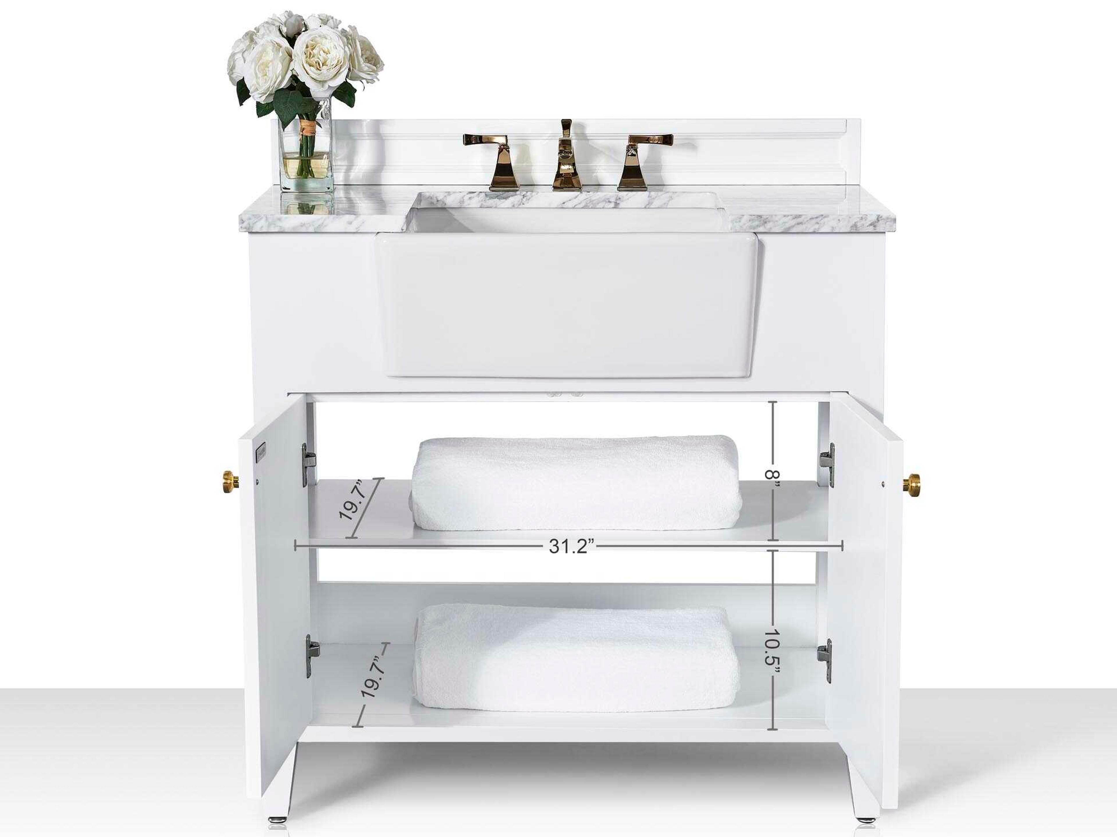 Ancerre Designs Adeline White 36" Vanity