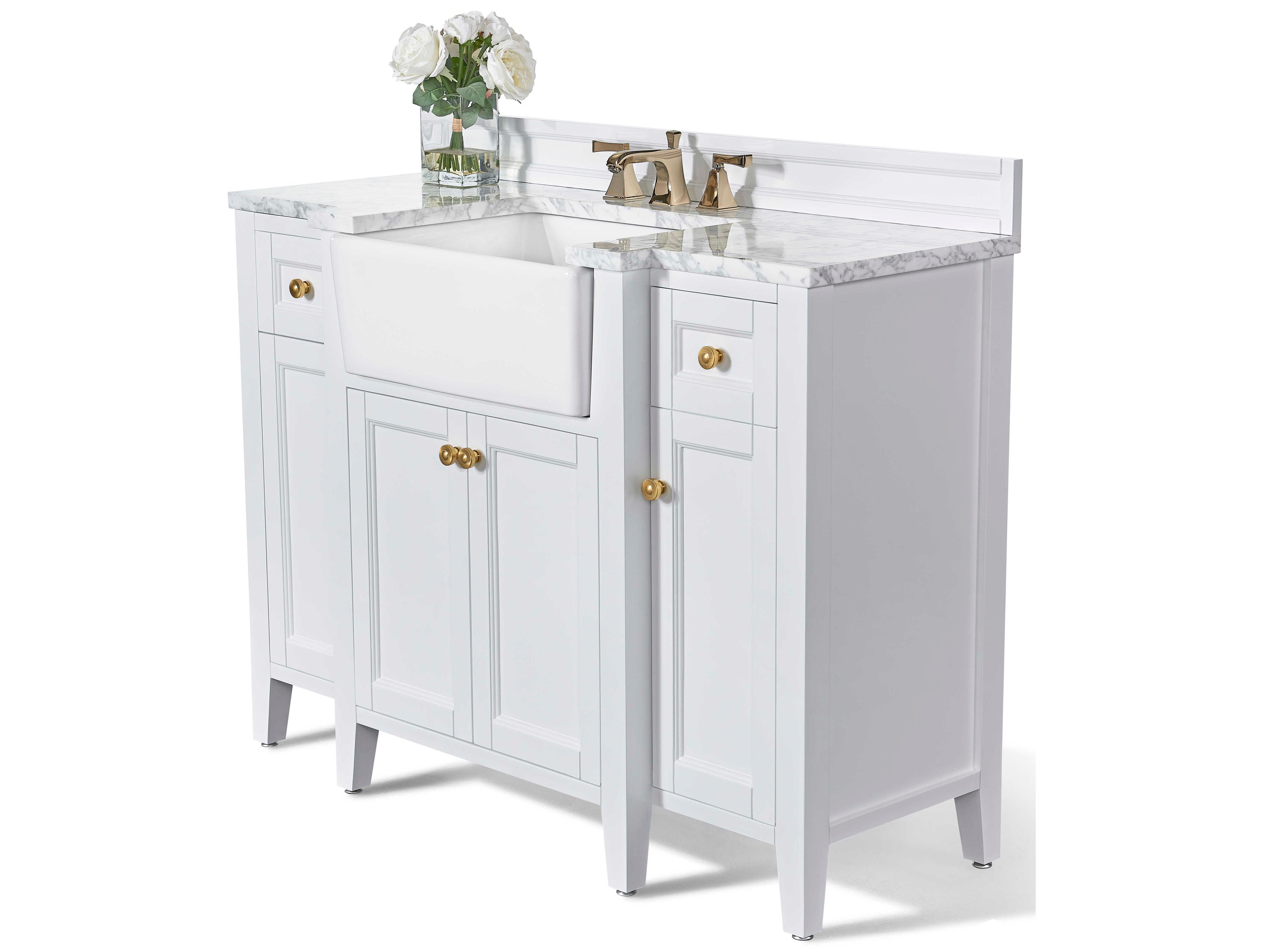 Adeline 48 Inch Bathroom Vanity with Farmhouse Sink