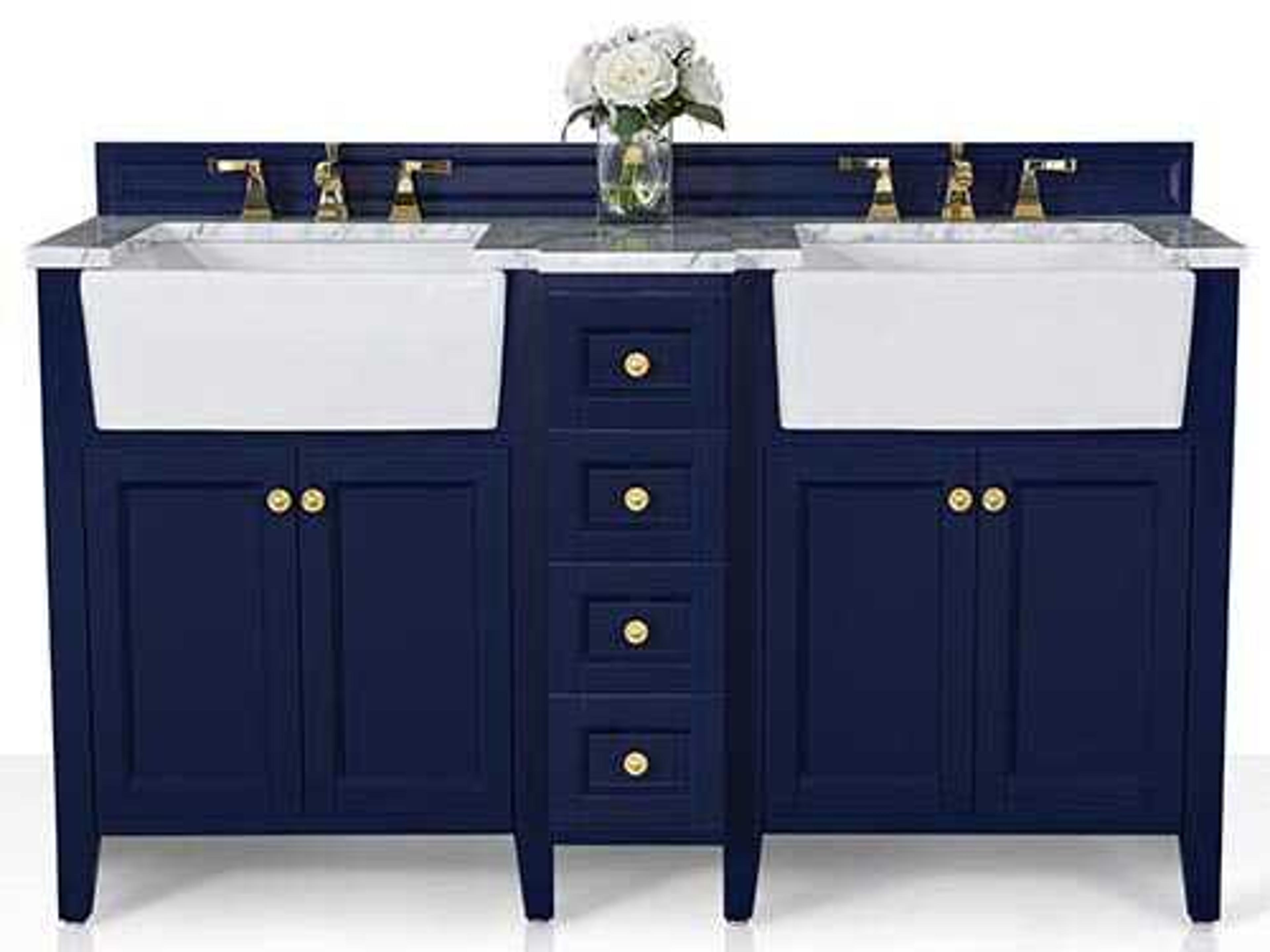 Ancerre Designs Adeline Heritage Blue 60" Vanity