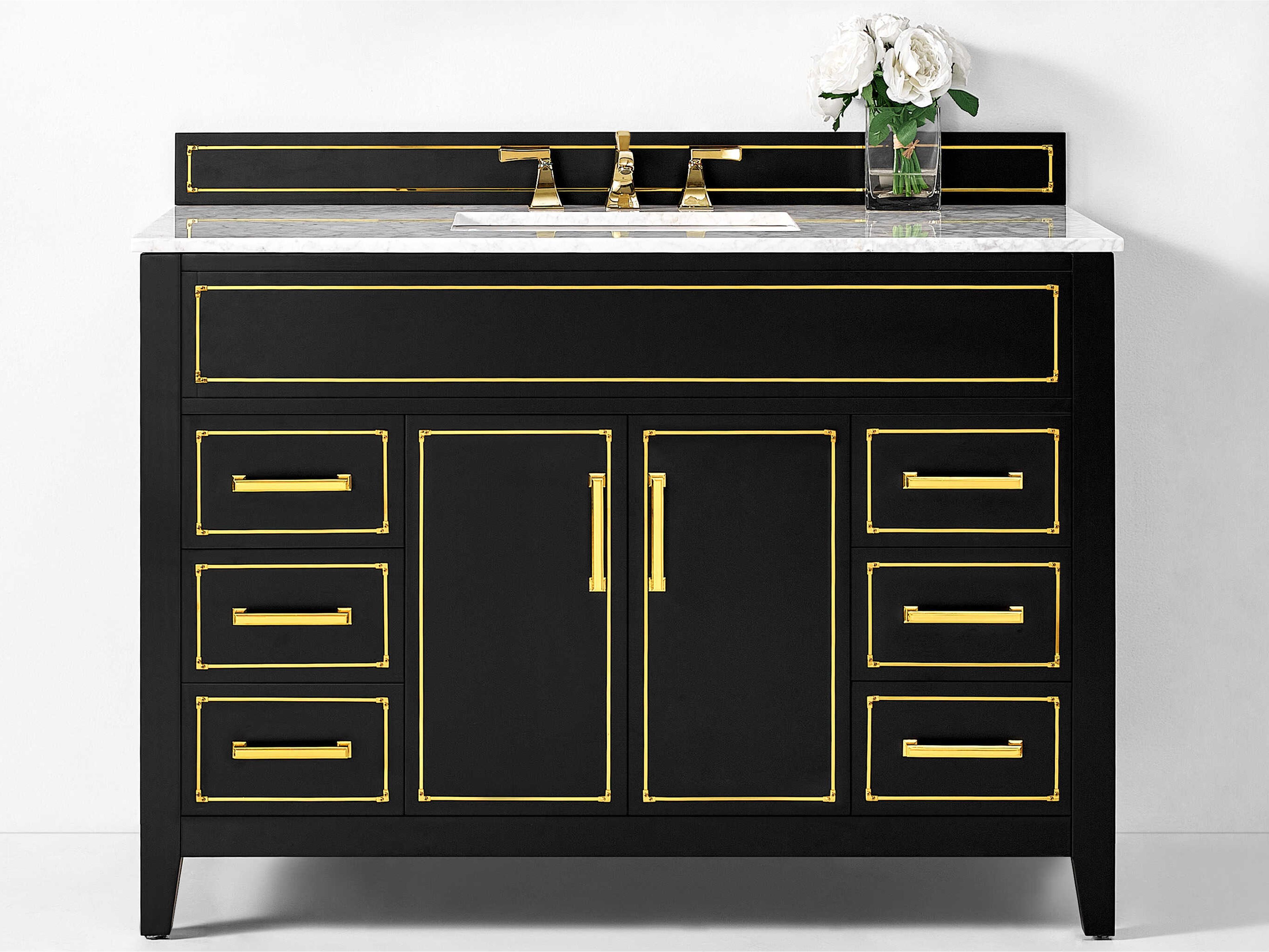 Ancerre Designs Aspen Black Onyx 48" Vanity