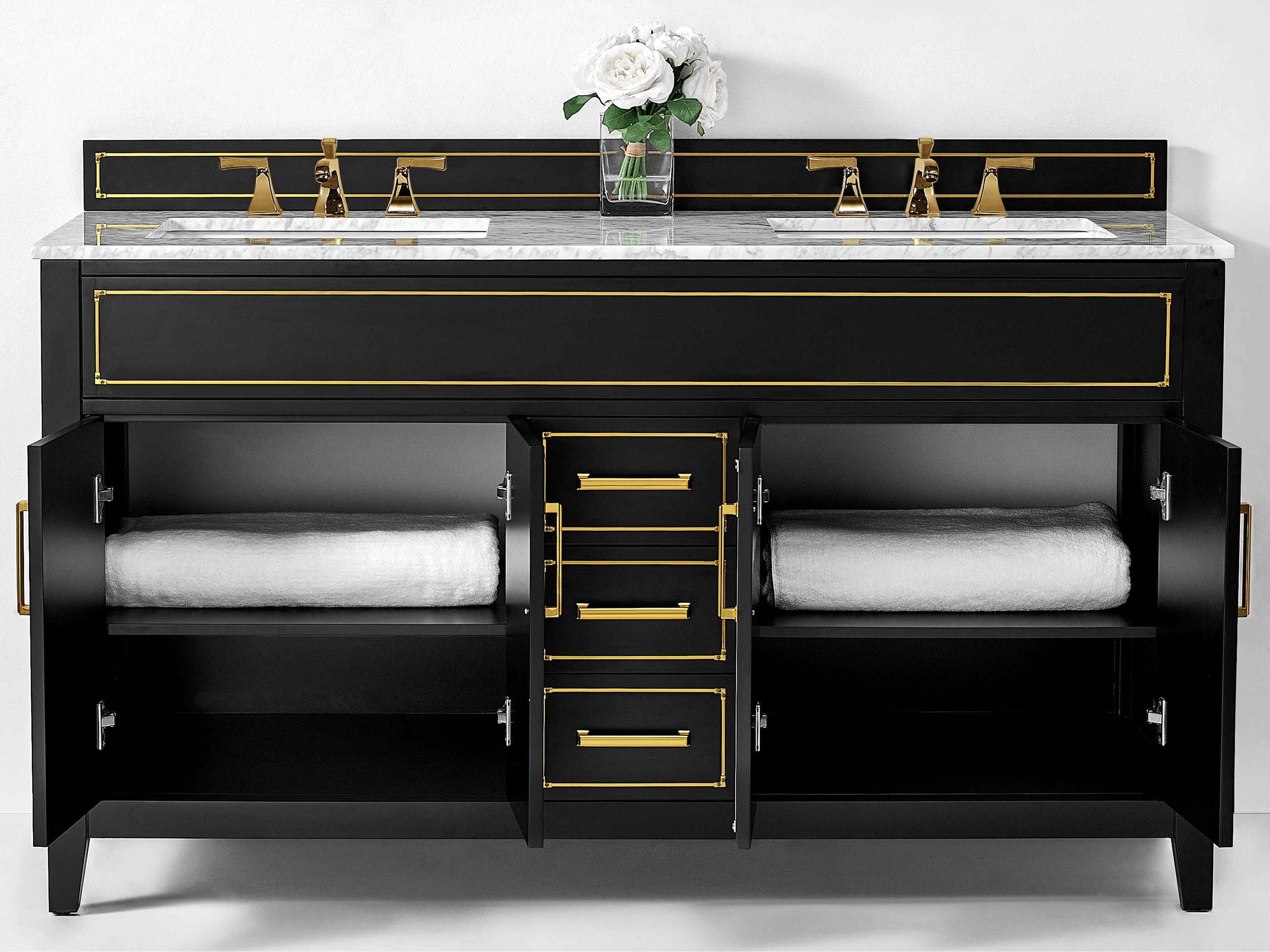 Ancerre Designs Aspen Black Onyx 60" Vanity
