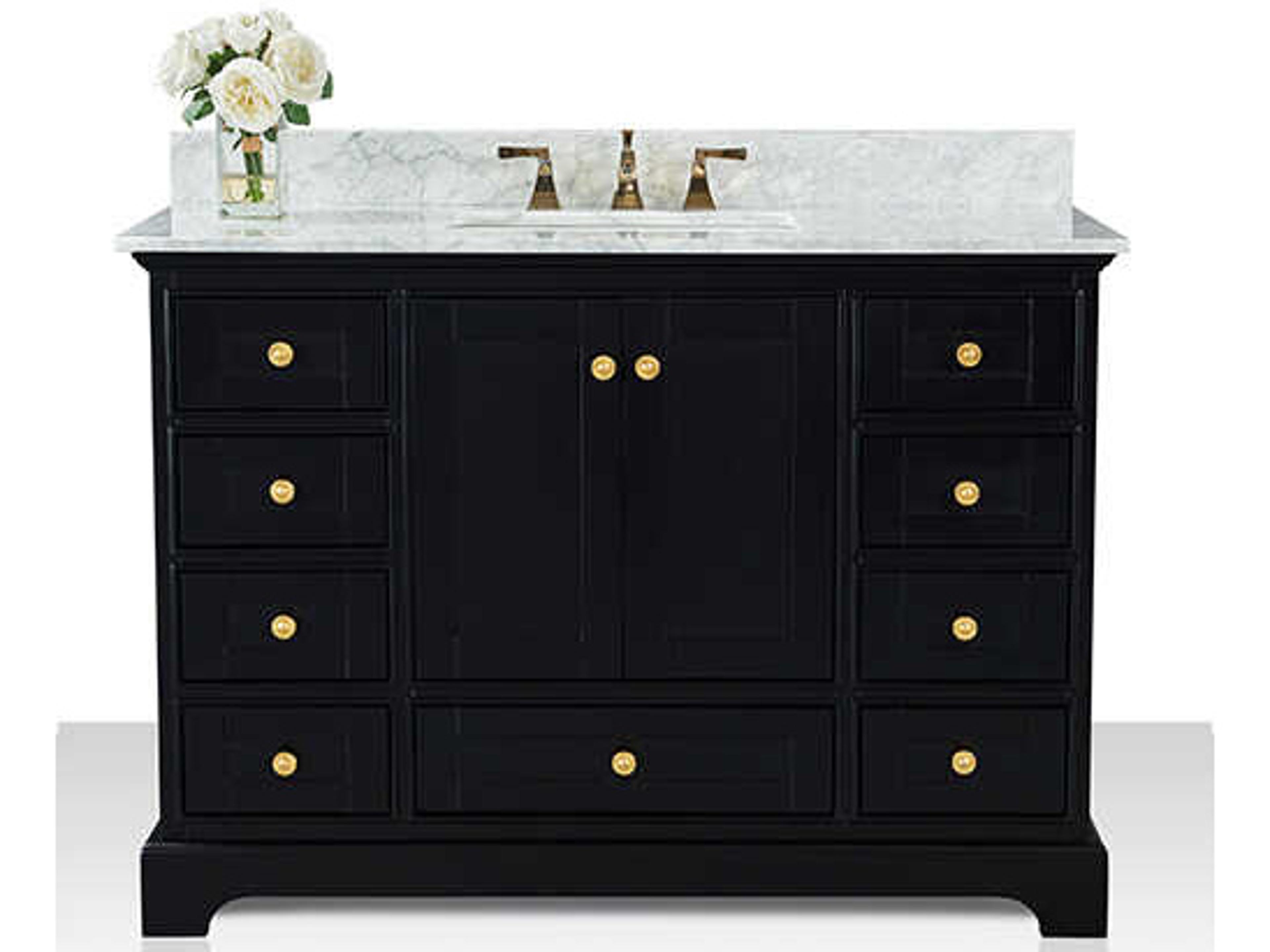 Ancerre Designs Audrey Black Onyx 48" Vanity