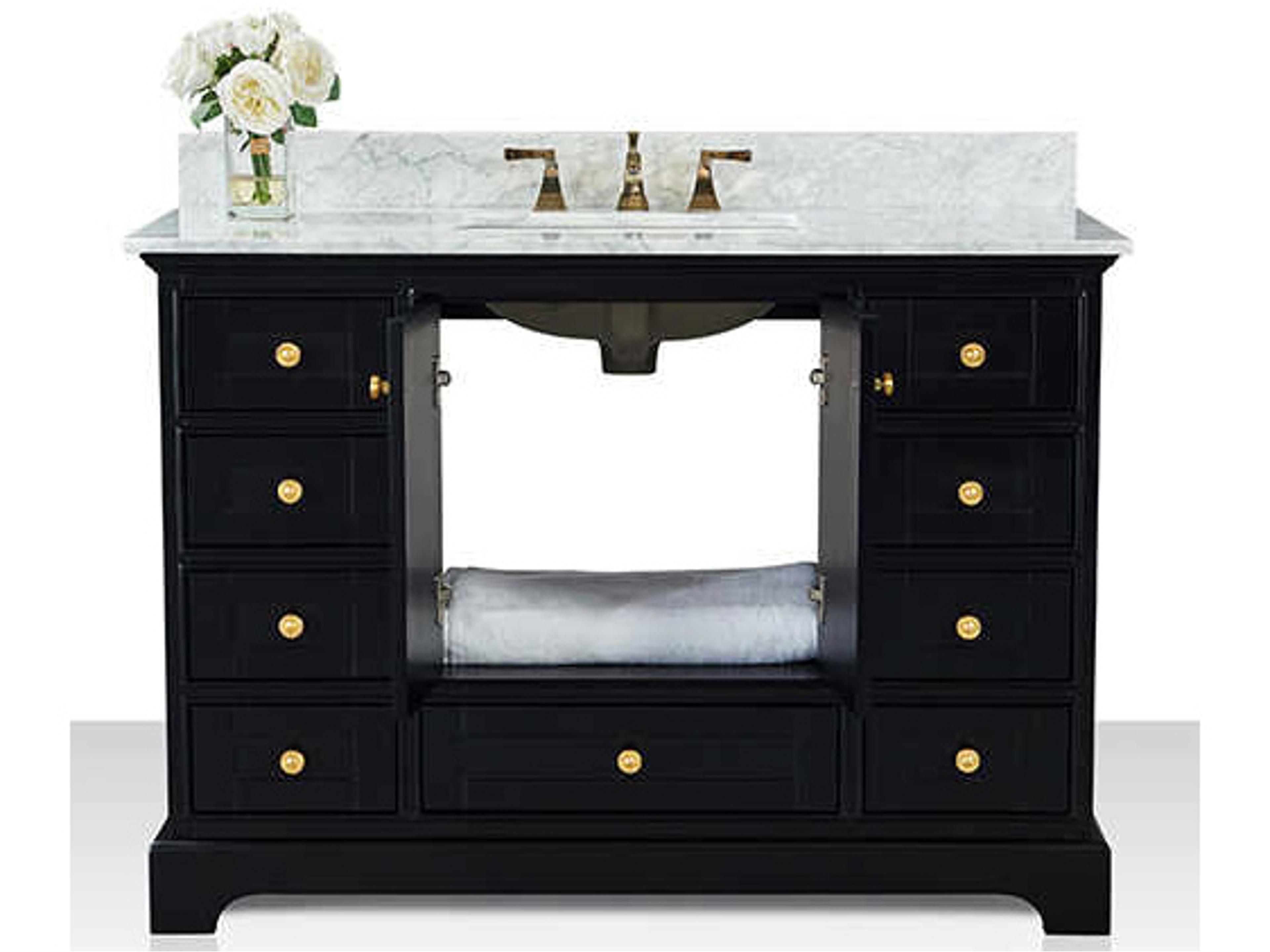 Ancerre Designs Audrey Black Onyx 48" Vanity
