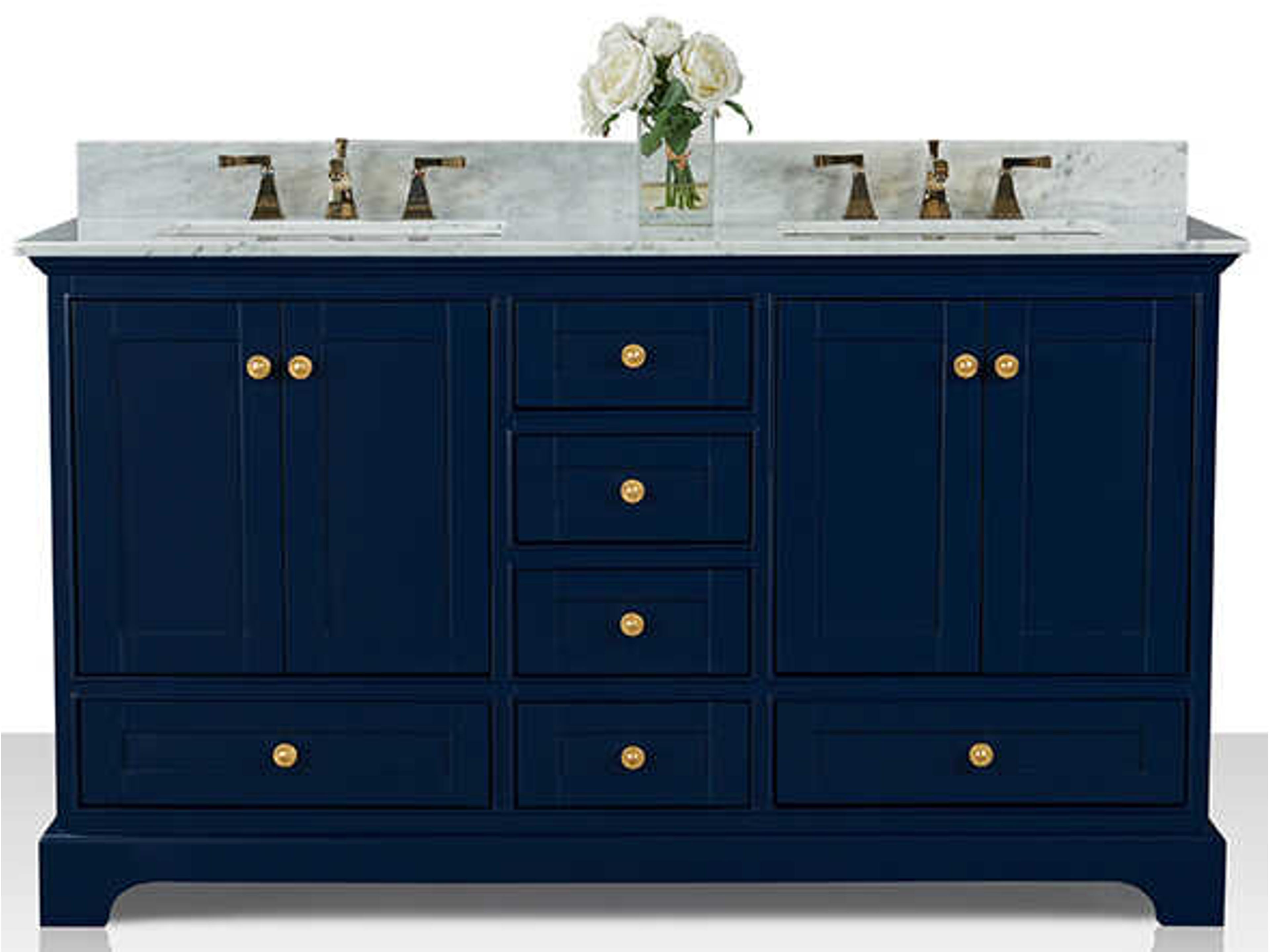 Ancerre Designs Audrey Heritage Blue 60" Vanity