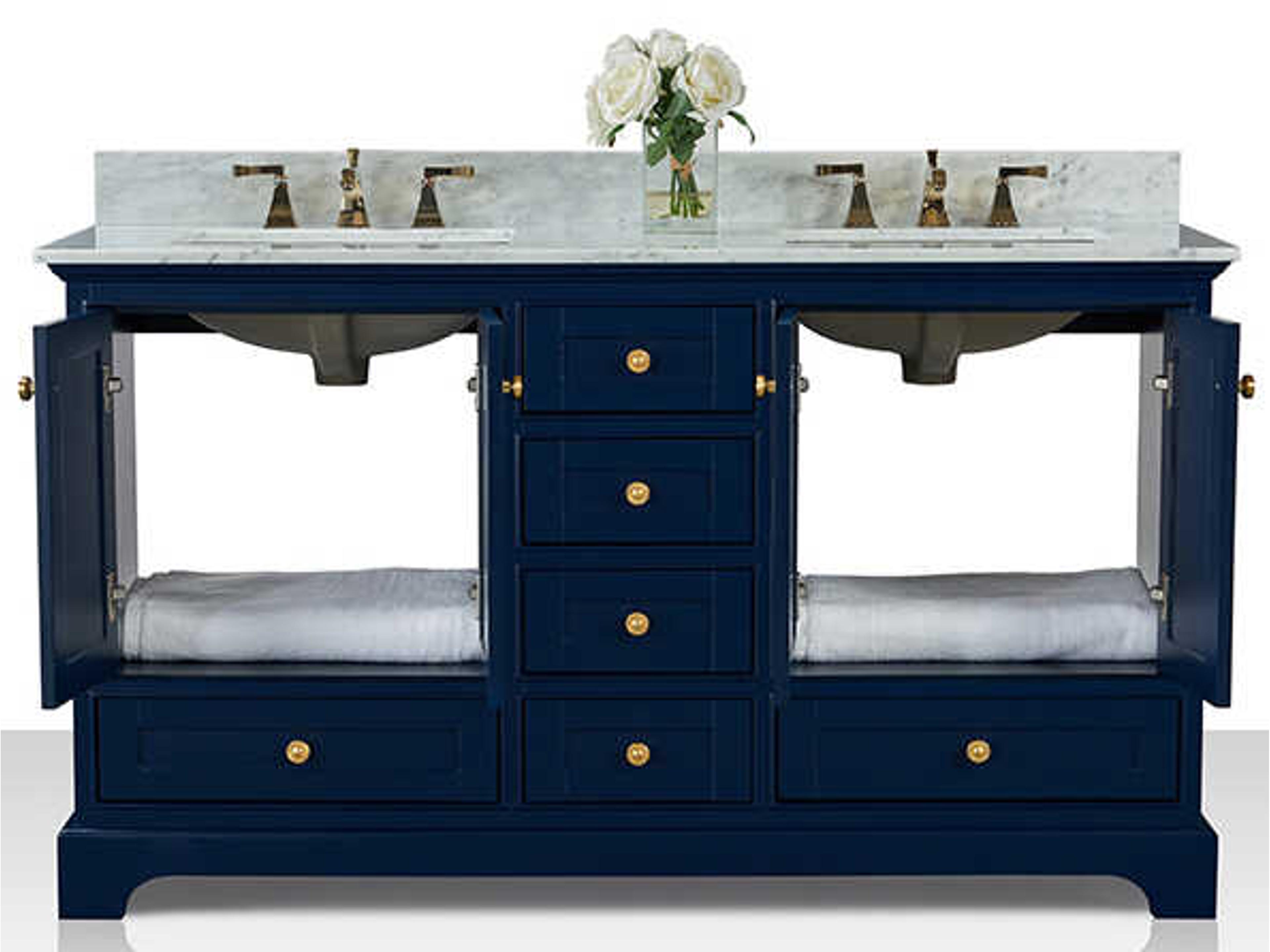 Ancerre Designs Audrey Heritage Blue 60" Vanity