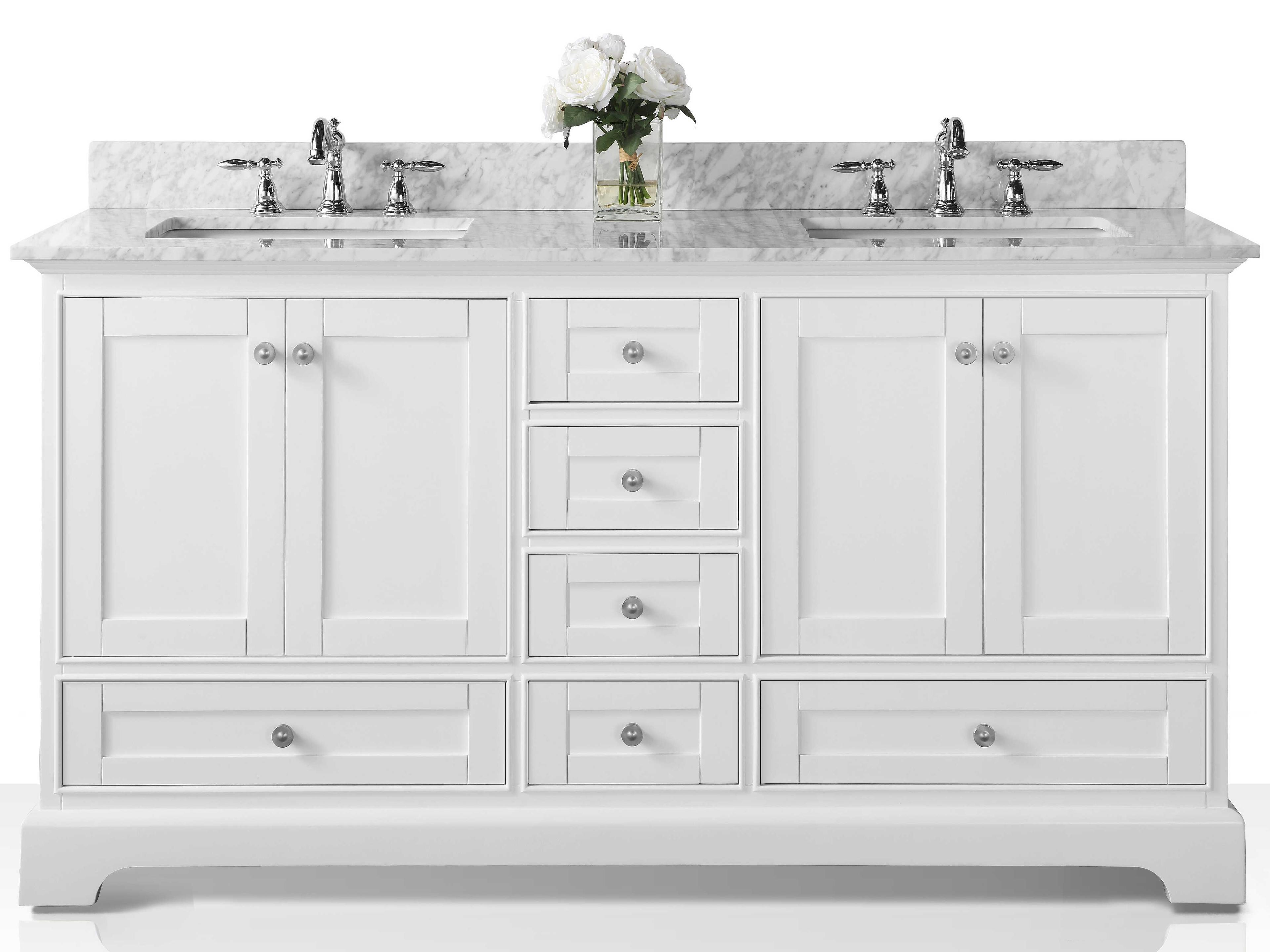 Ancerre Designs Audrey White 66" Vanity