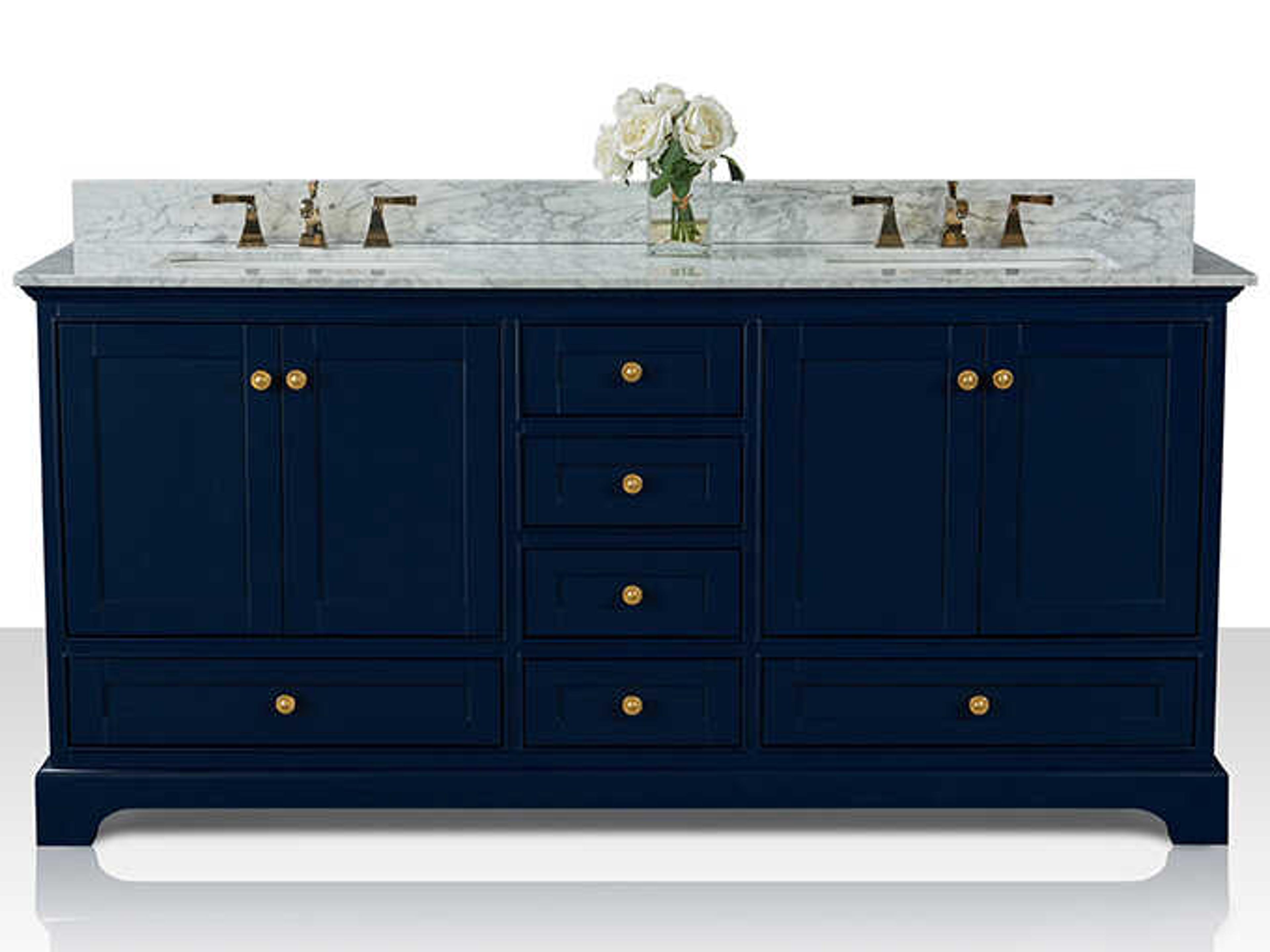 Ancerre Designs Audrey Heritage Blue 72" Vanity