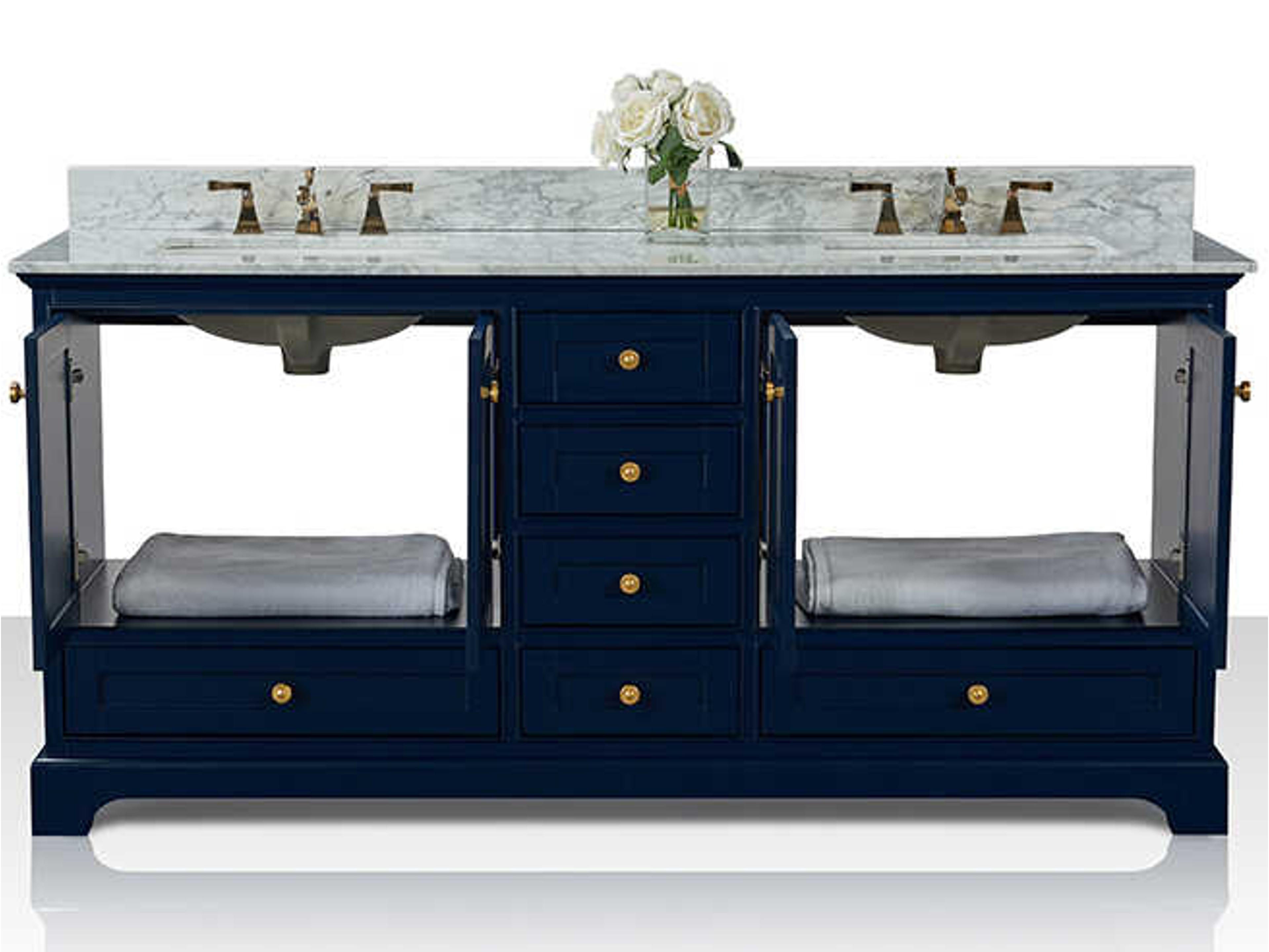 Ancerre Designs Audrey Heritage Blue 72" Vanity