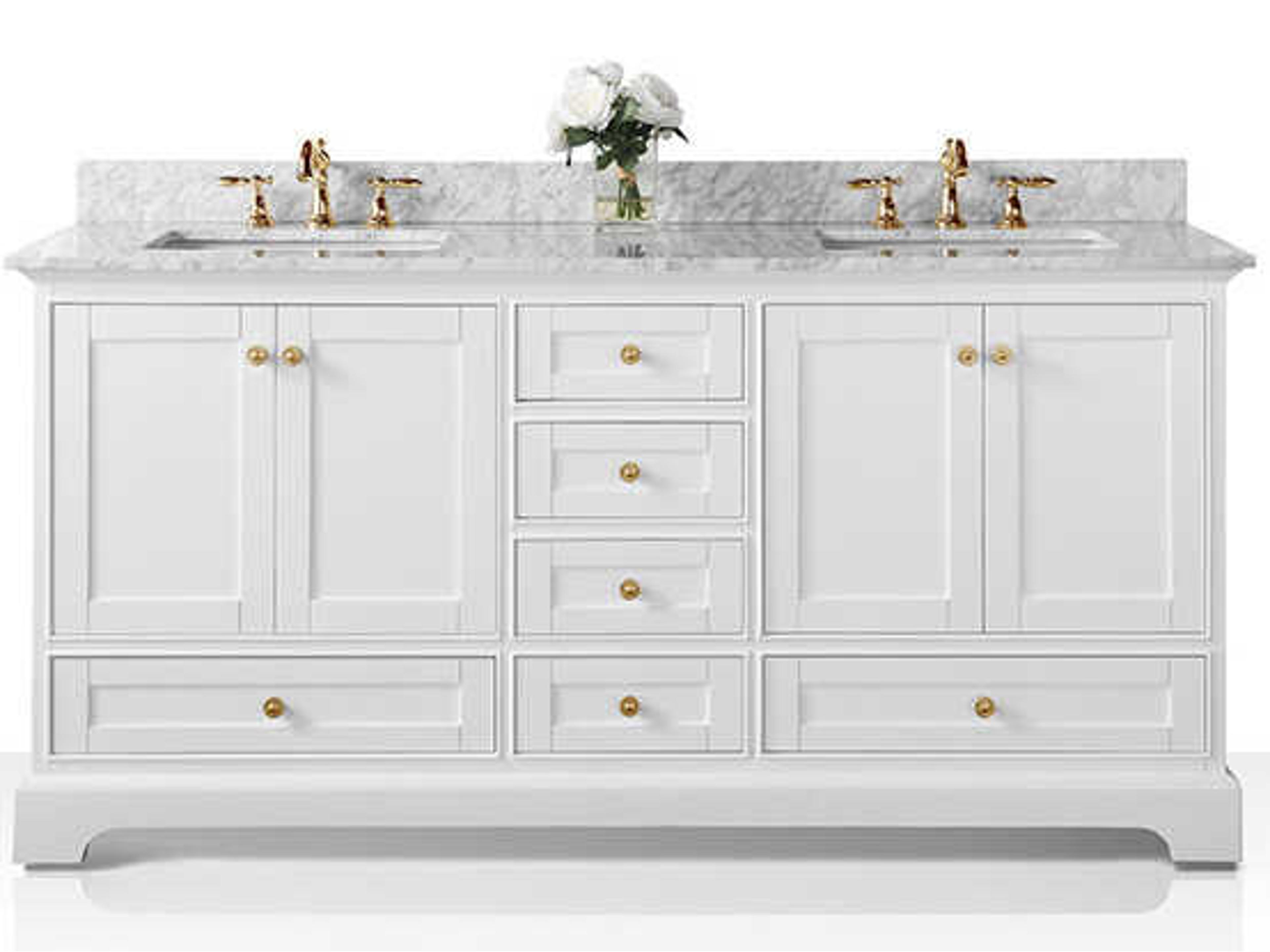 Ancerre Designs Audrey White 72" Vanity