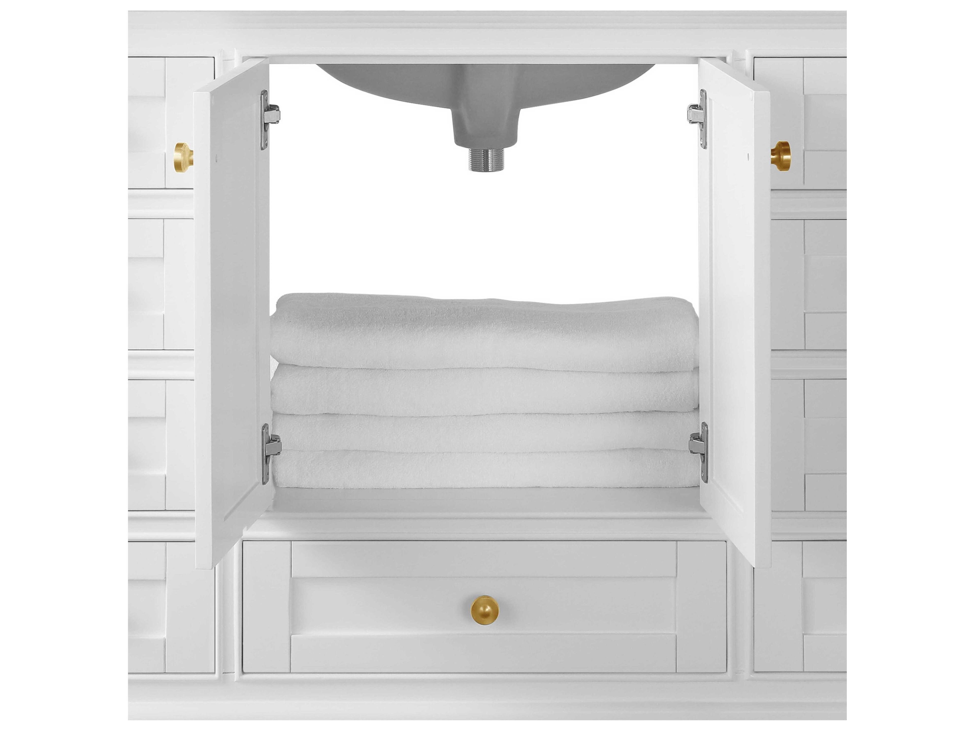 Ancerre Designs Audrey White 84" Vanity