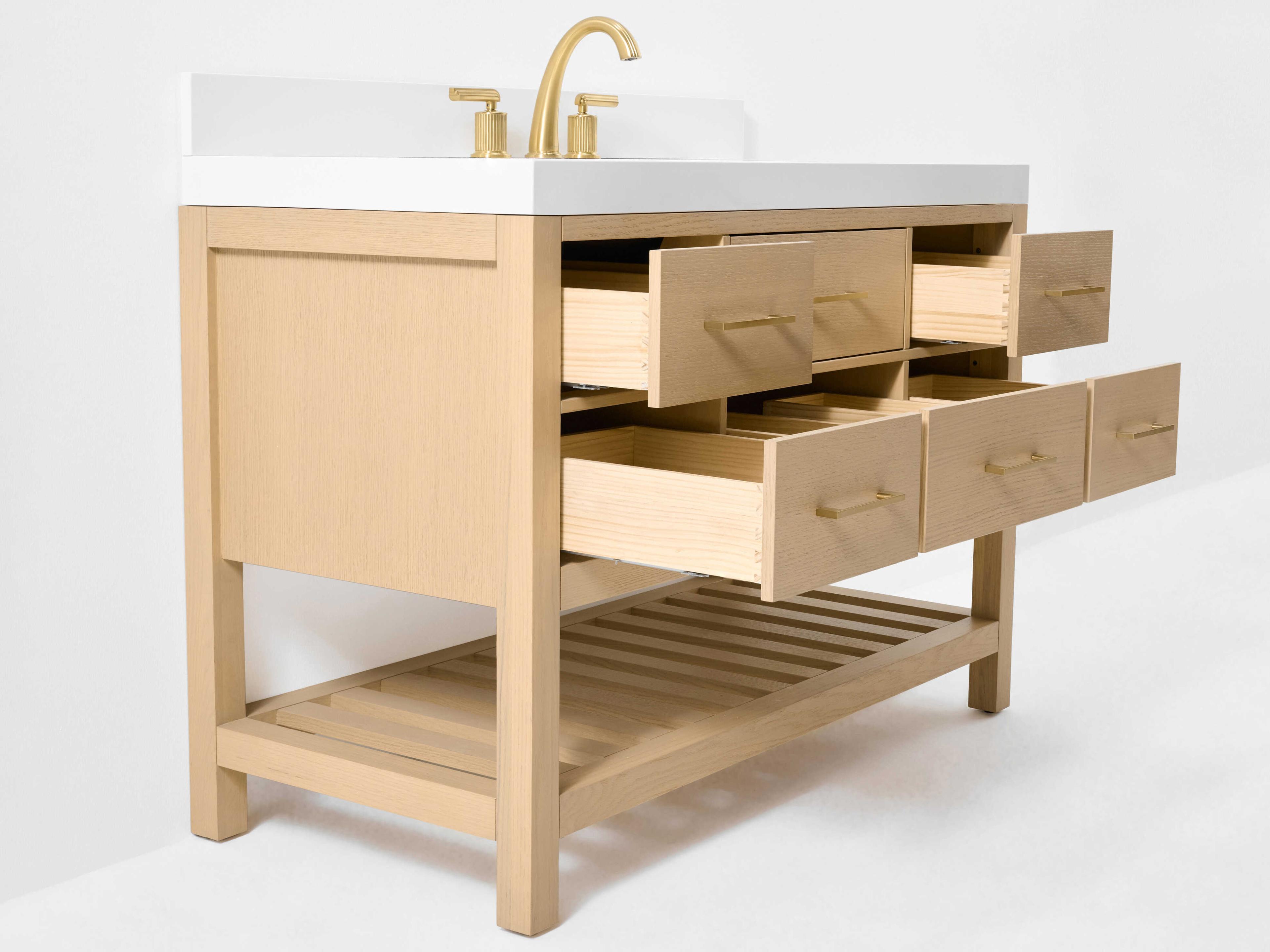 Ancerre Designs Elizabeth Oak 48" Vanity