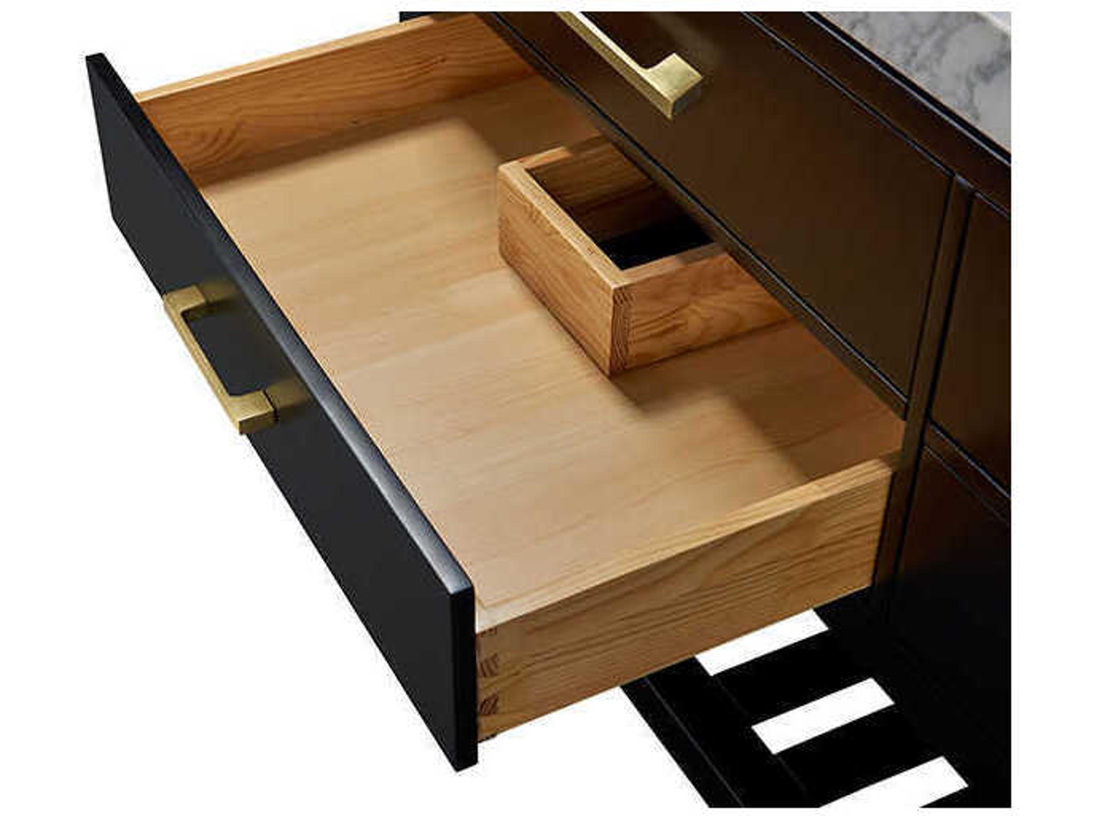 Ancerre Designs Elizabeth Black Onyx 60" Vanity