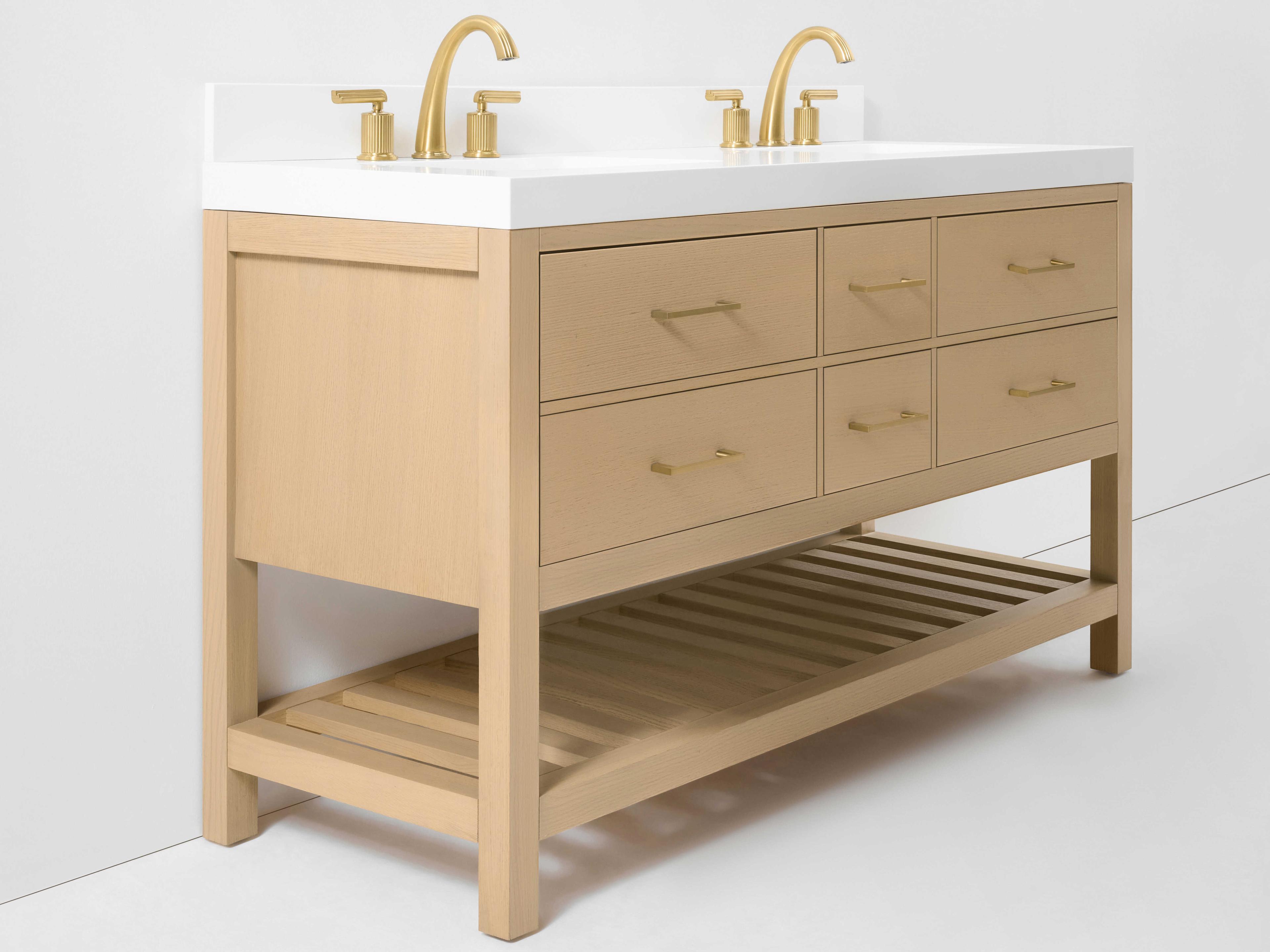 Ancerre Designs Elizabeth Oak 60" Vanity