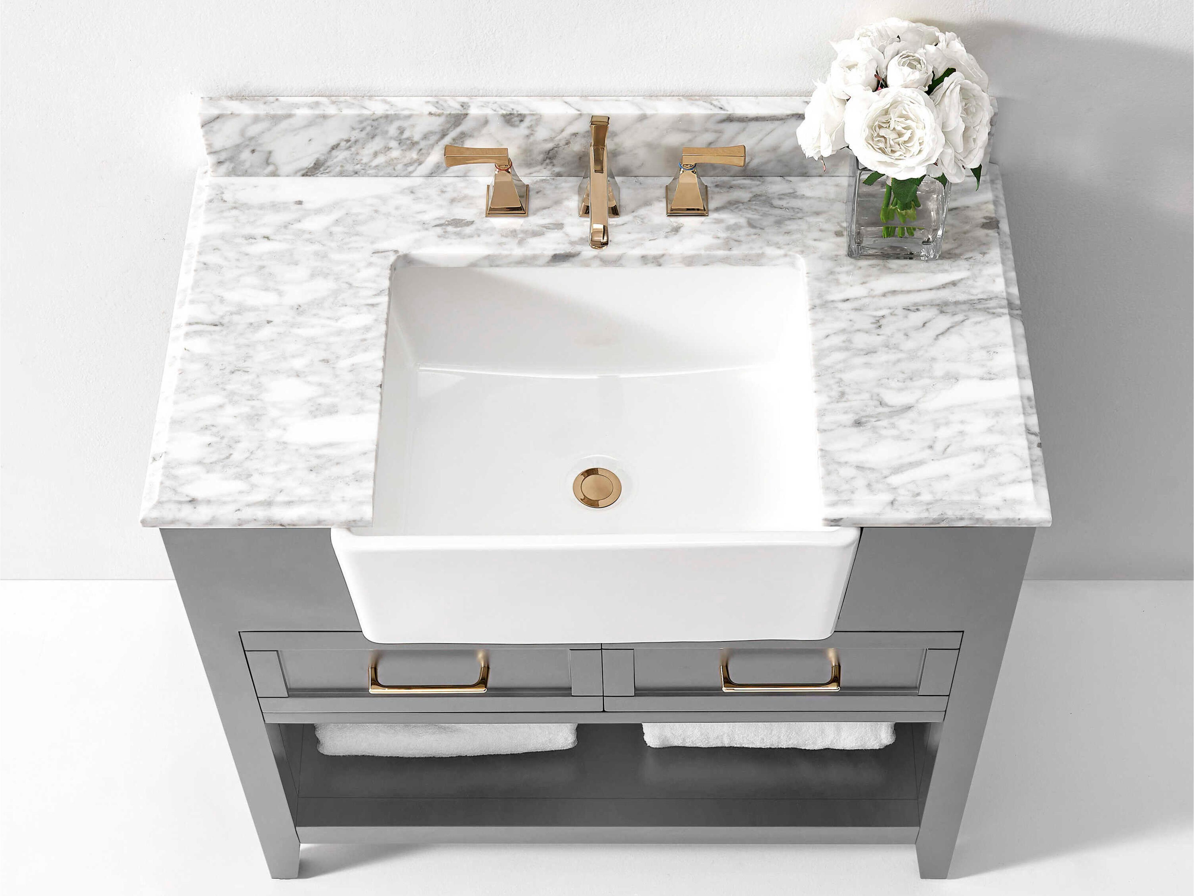 Ancerre Designs Hayley Sea Cloud Gray 36" Vanity
