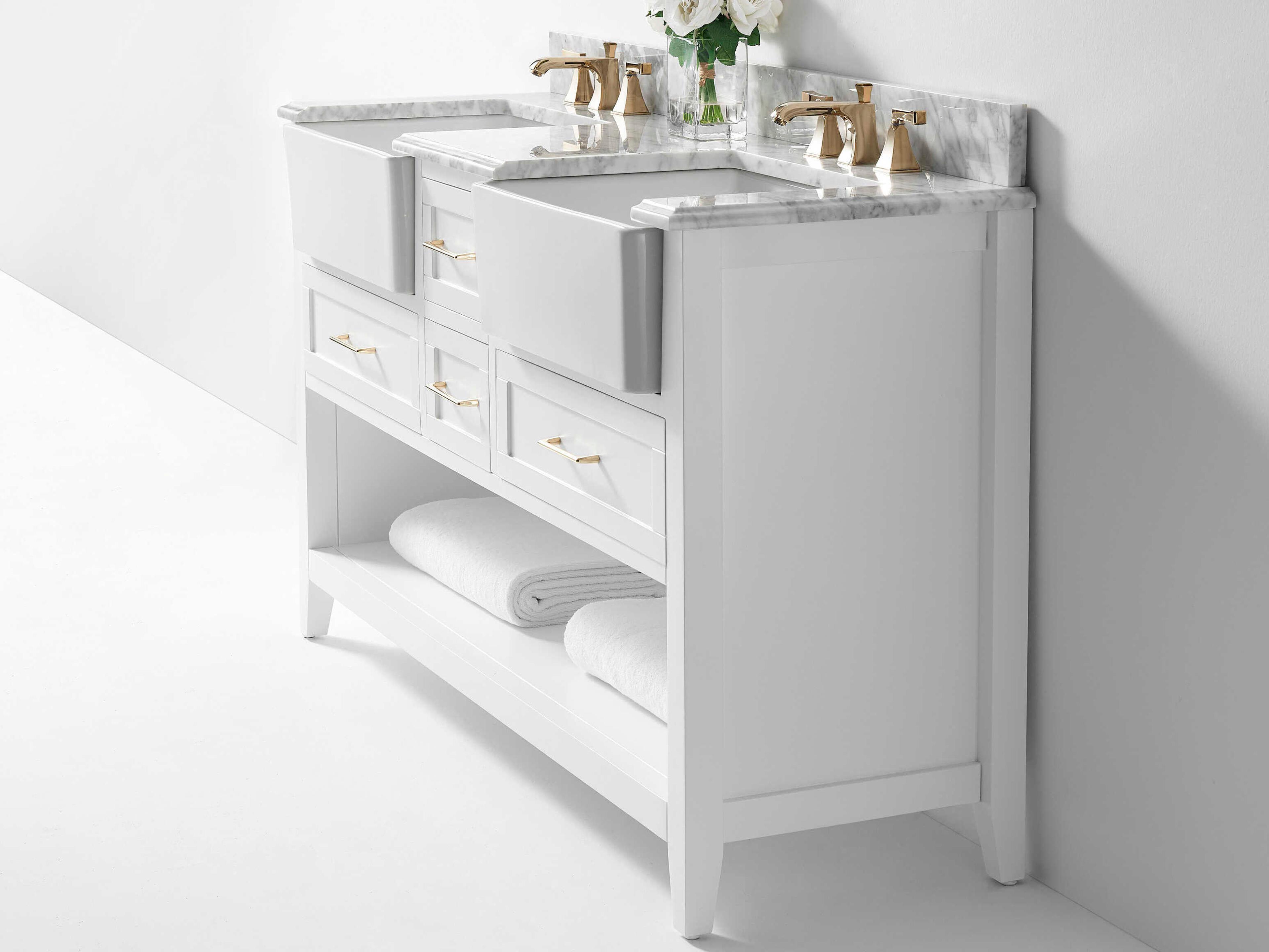 Ancerre Designs Hayley White 60" Vanity