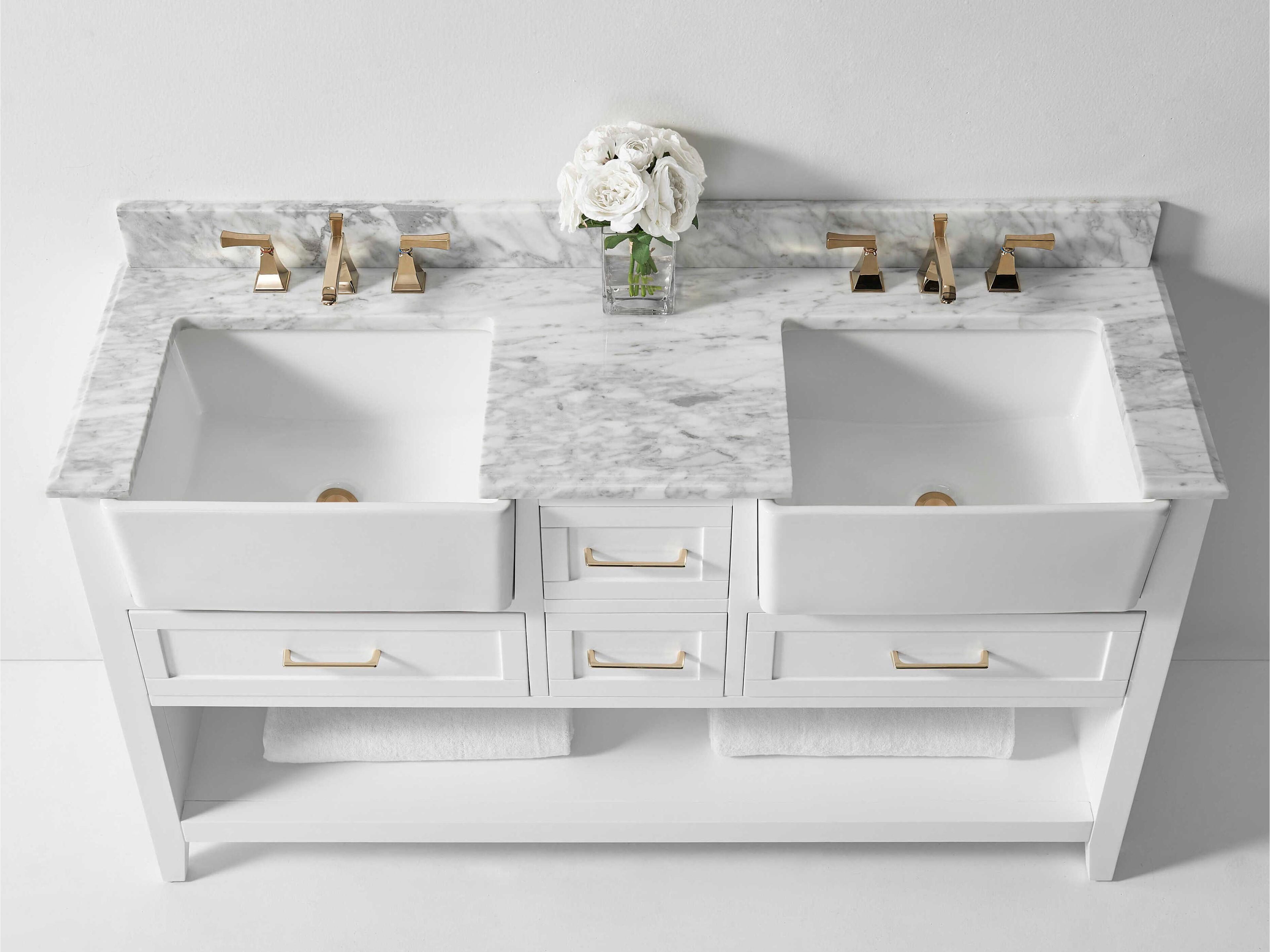 Ancerre Designs Hayley White 60" Vanity