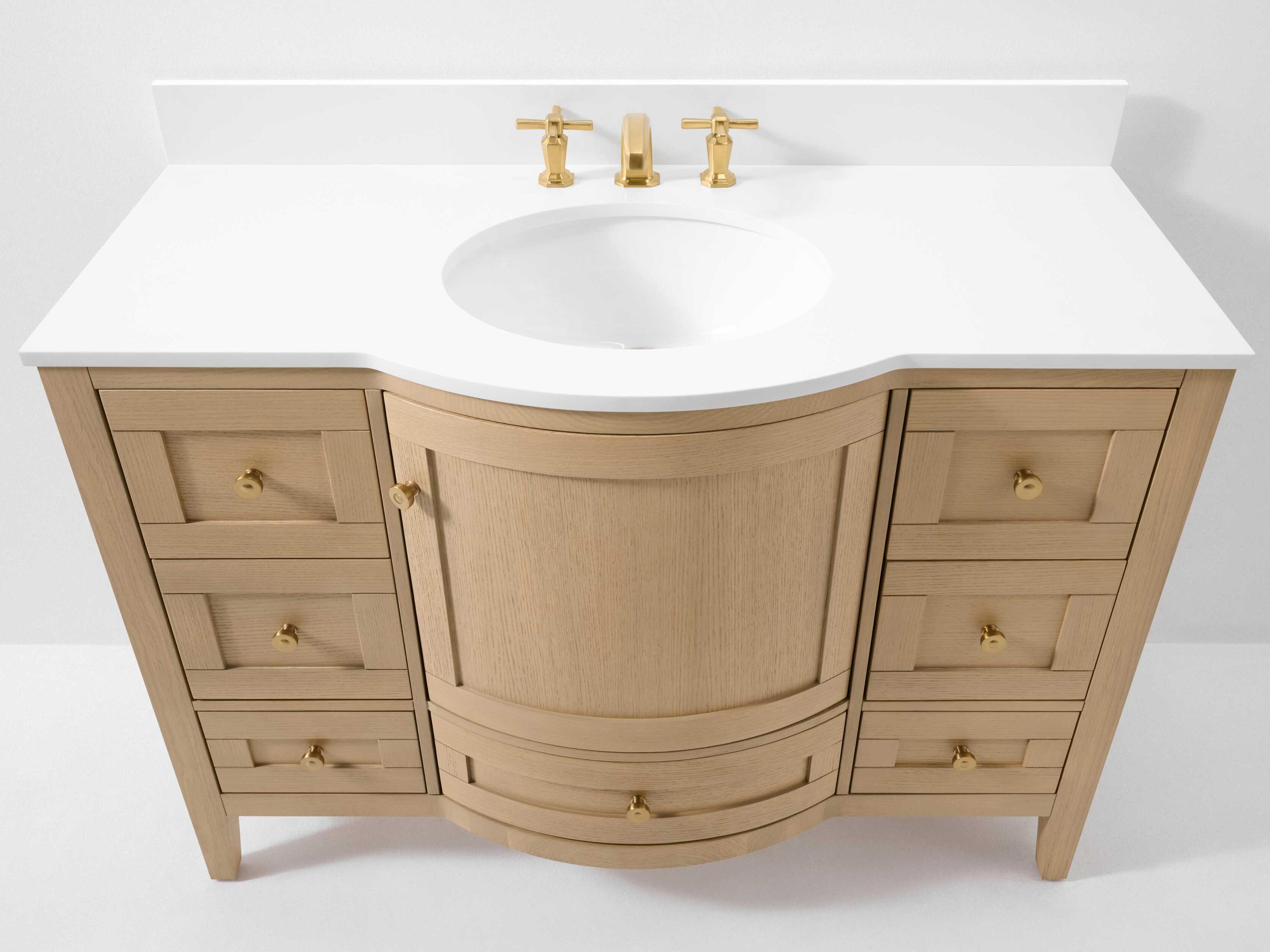 Ancerre Designs Lauren Oak 42" Vanity