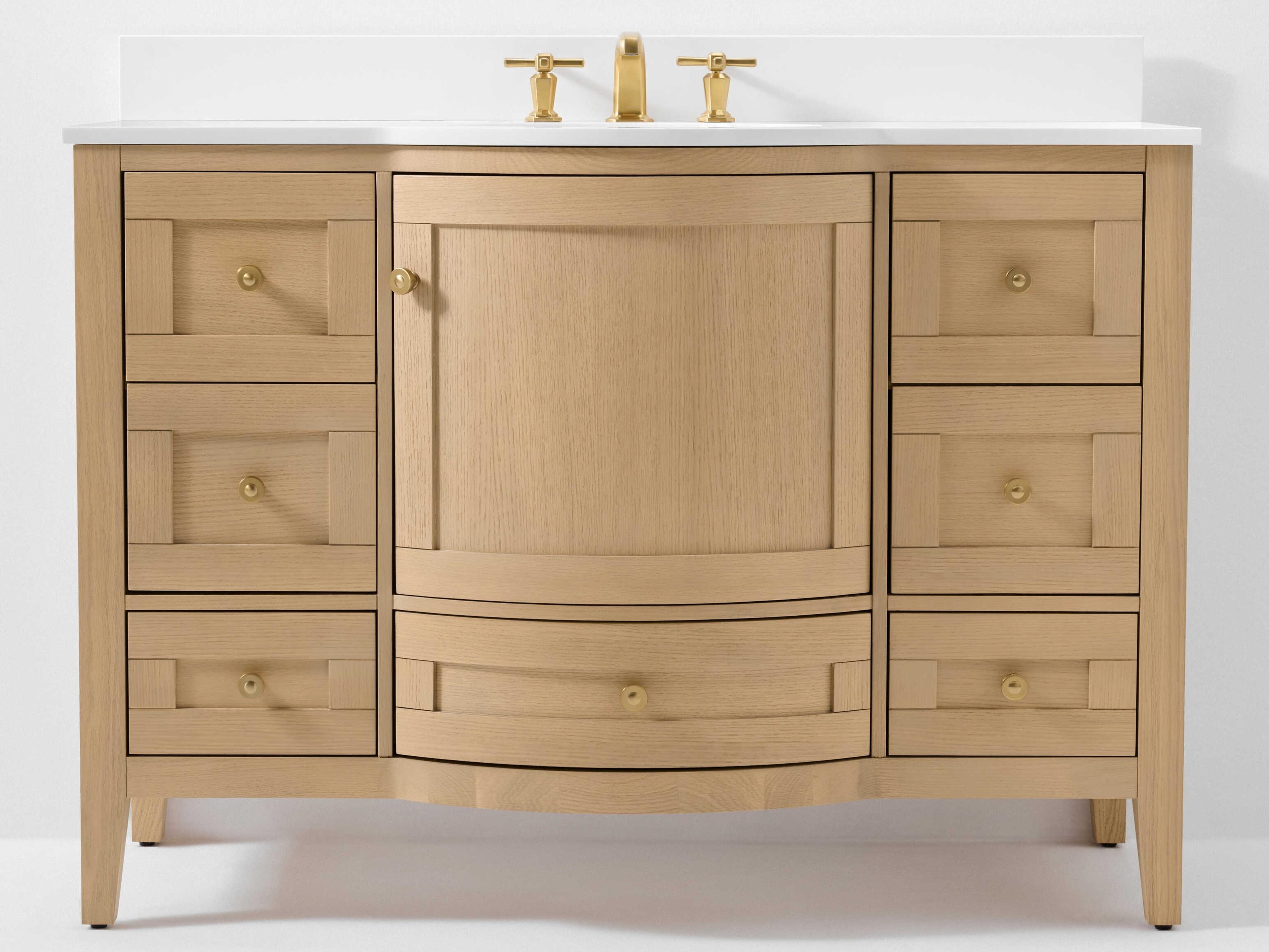 Ancerre Designs Lauren Oak 48" Vanity