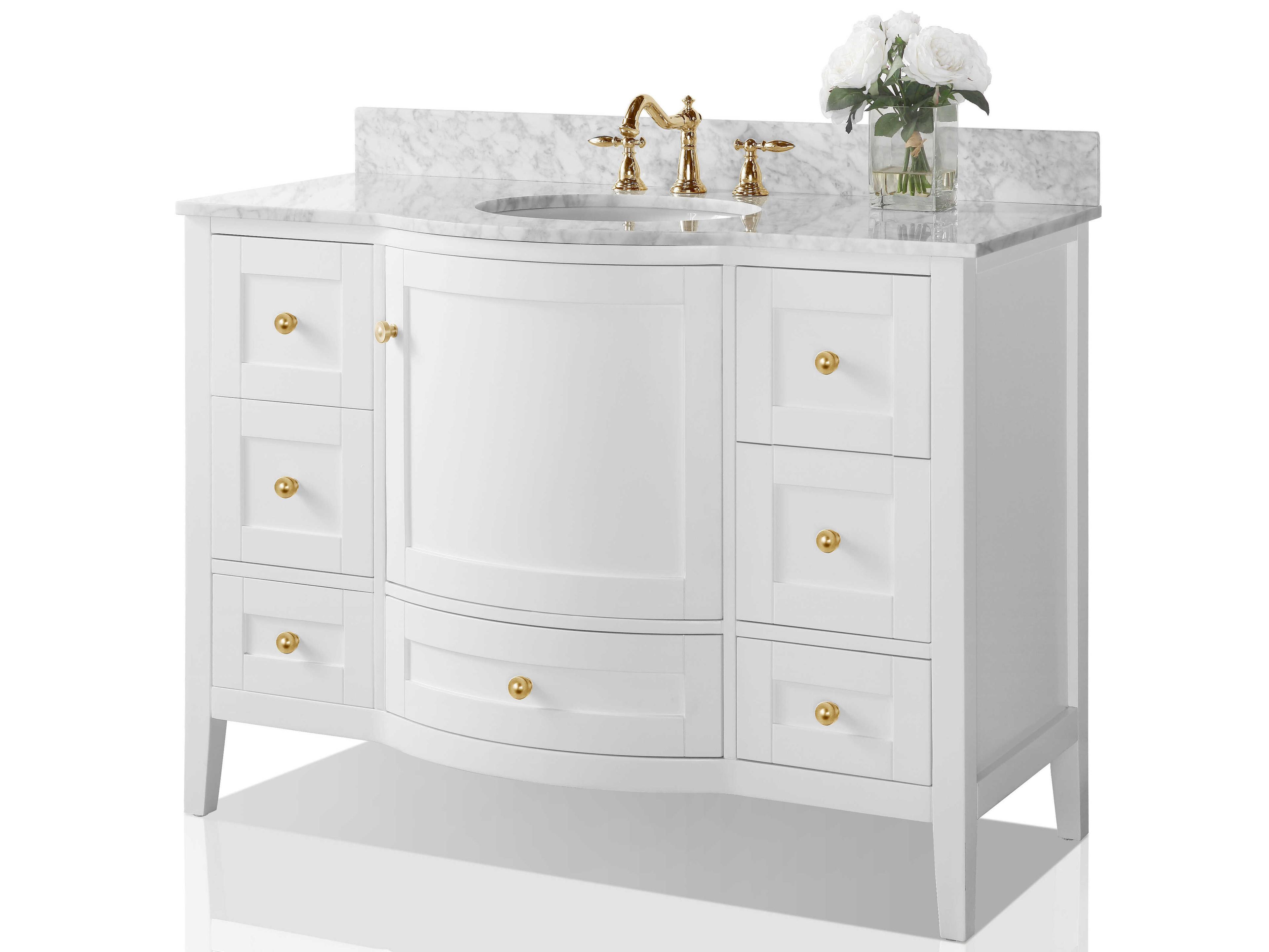 Ancerre Designs Lauren White 48" Vanity