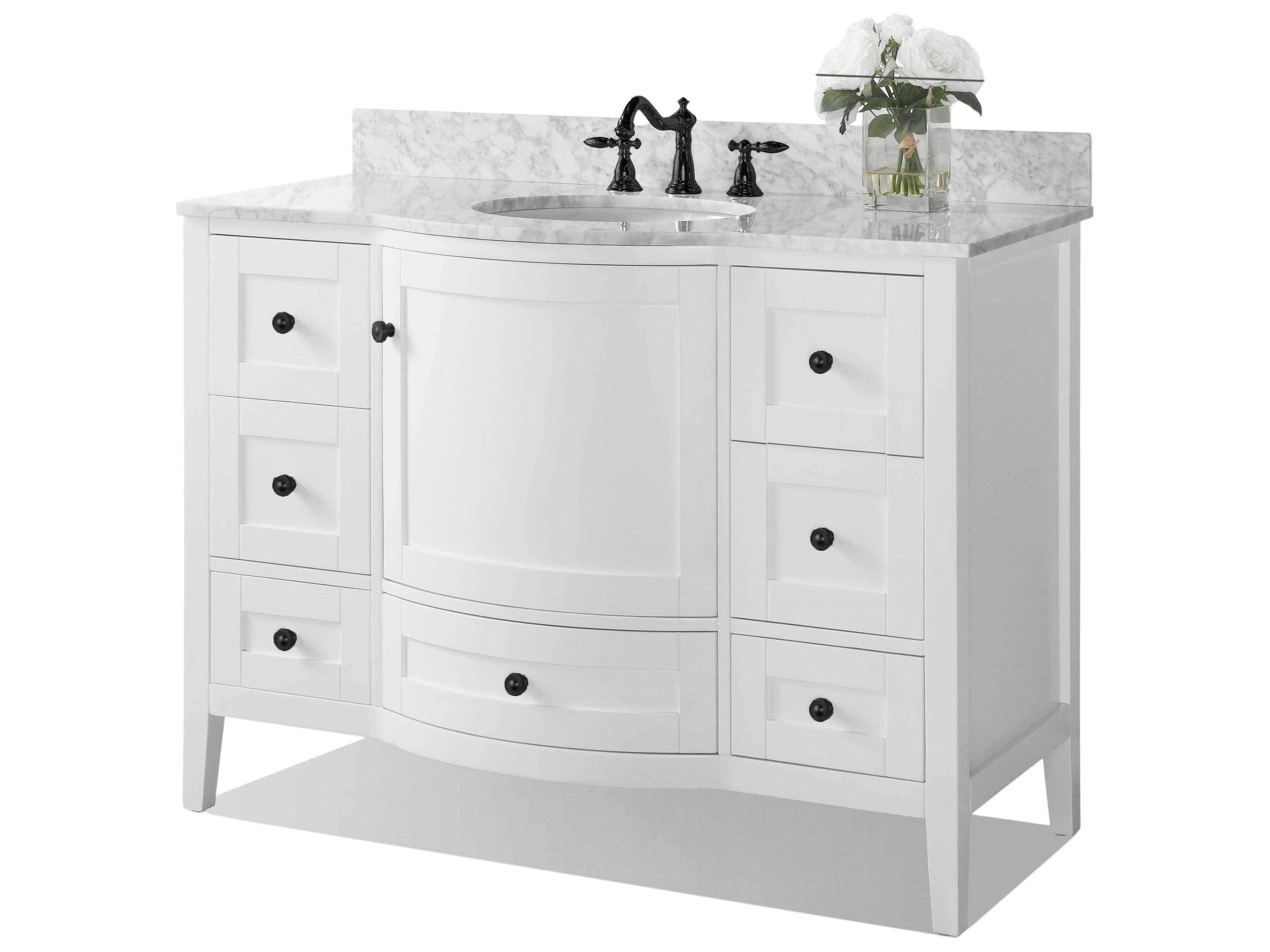 Ancerre Designs Lauren White 48" Vanity