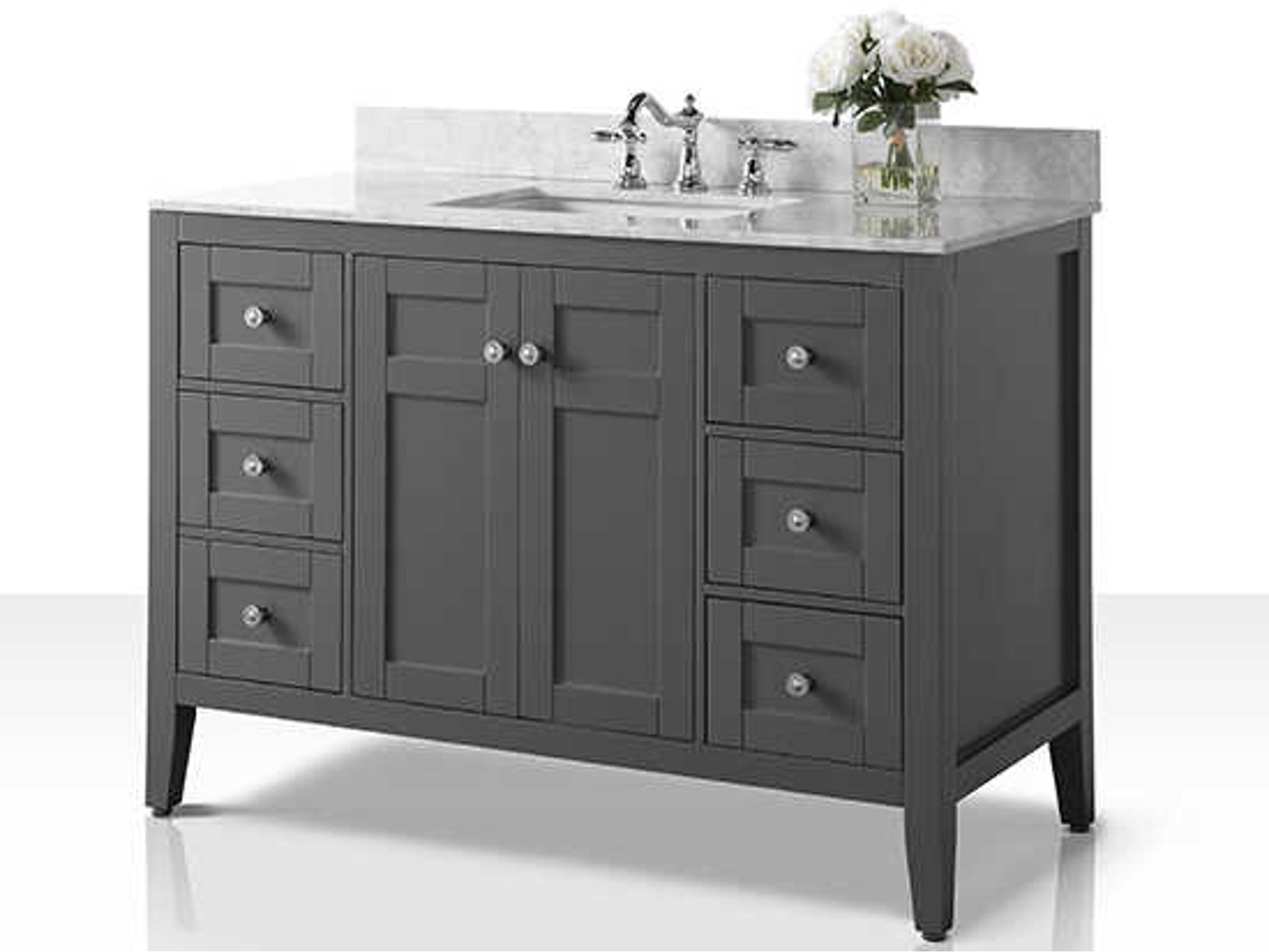 Maili 48 Inch Bathroom Vanity in Sapphire Gray