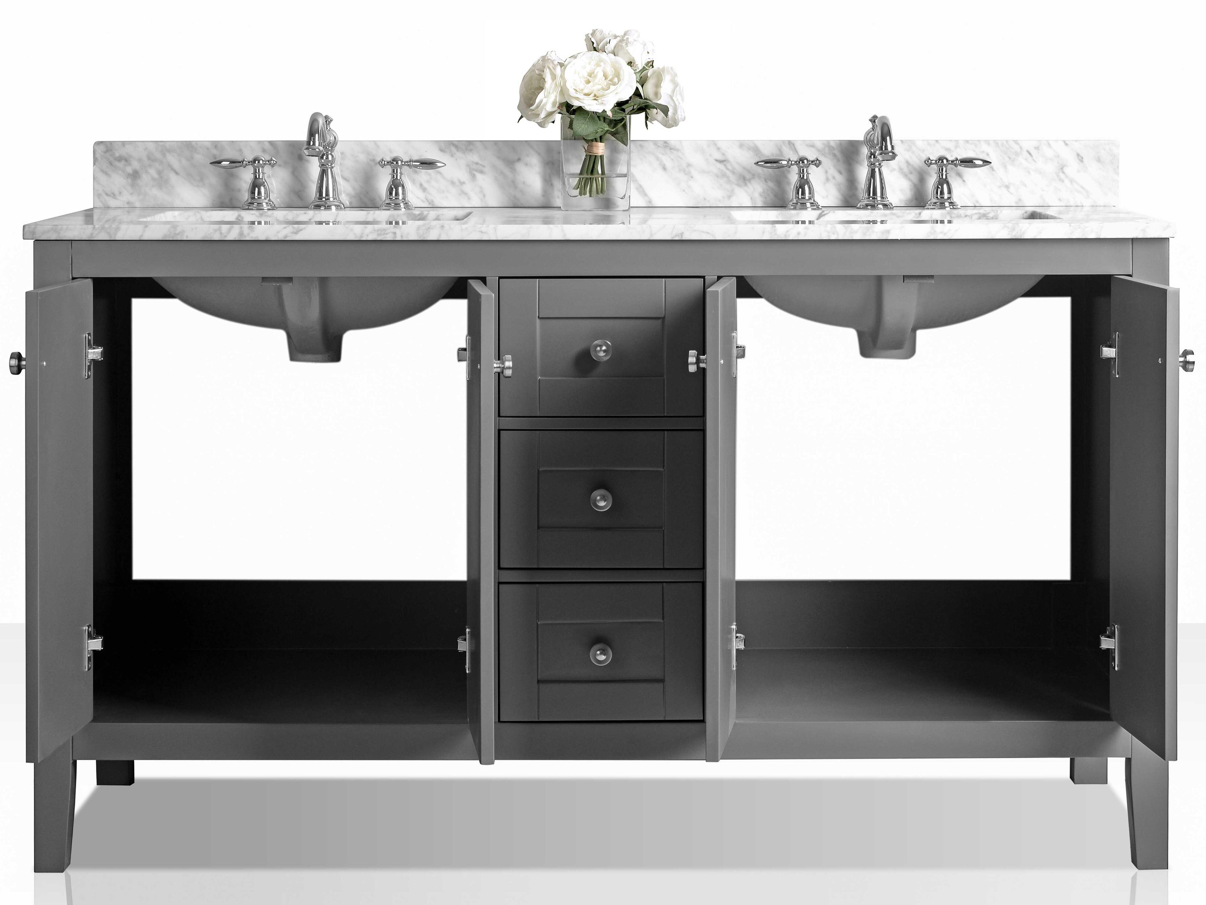 Ancerre Designs Maili Sapphire Gray 60" Vanity