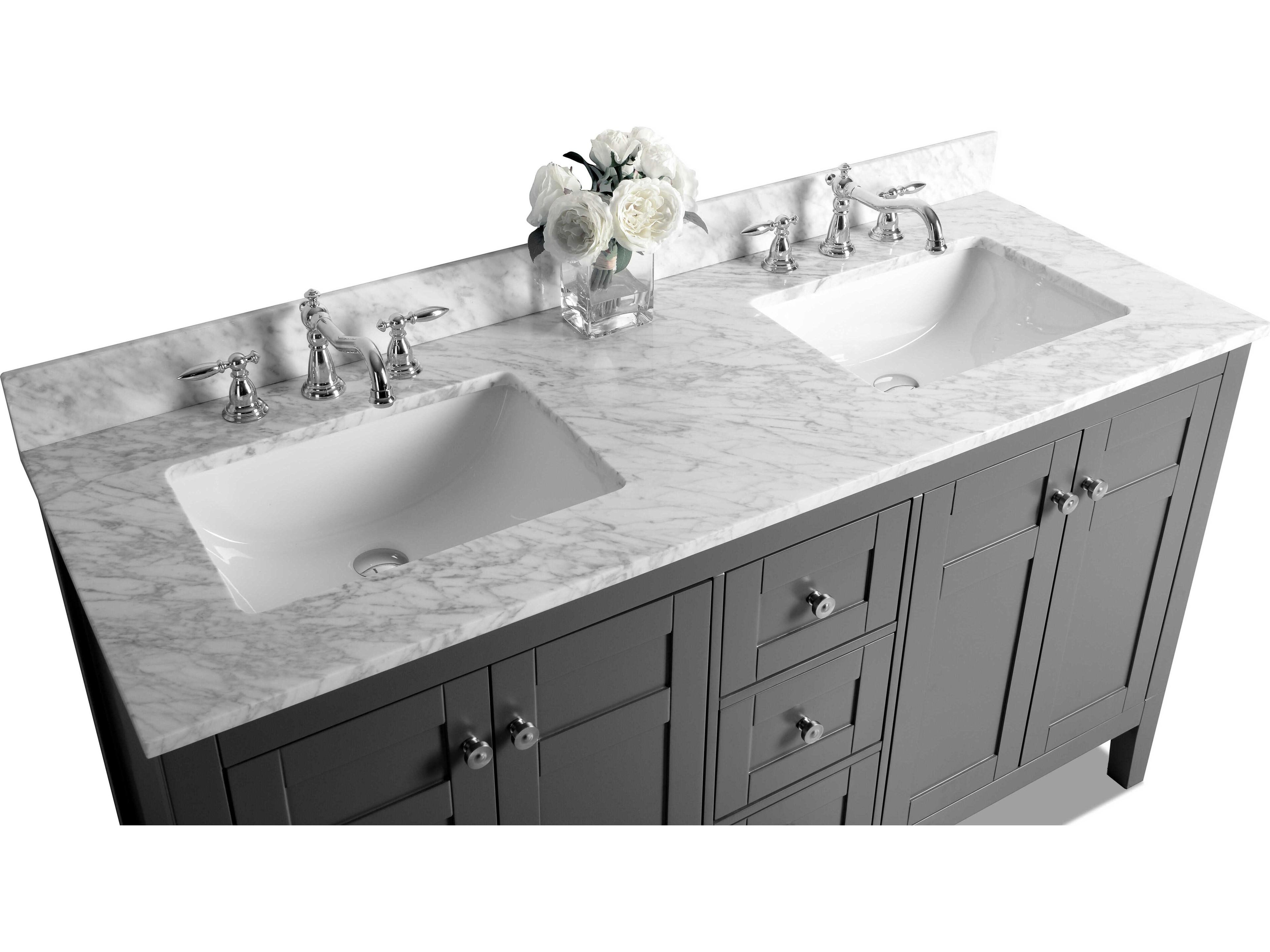 Ancerre Designs Maili Sapphire Gray 60" Vanity