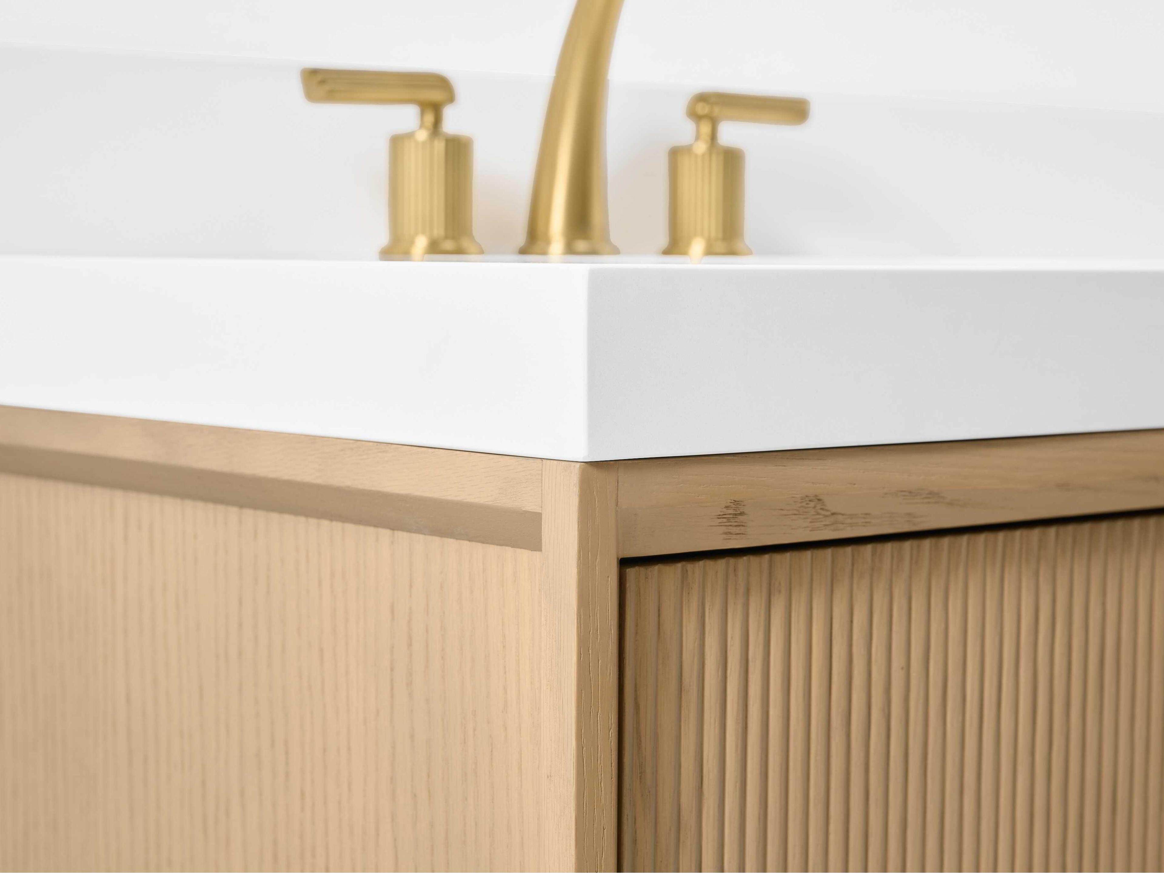 Ancerre Designs Momo Oak 84" Vanity