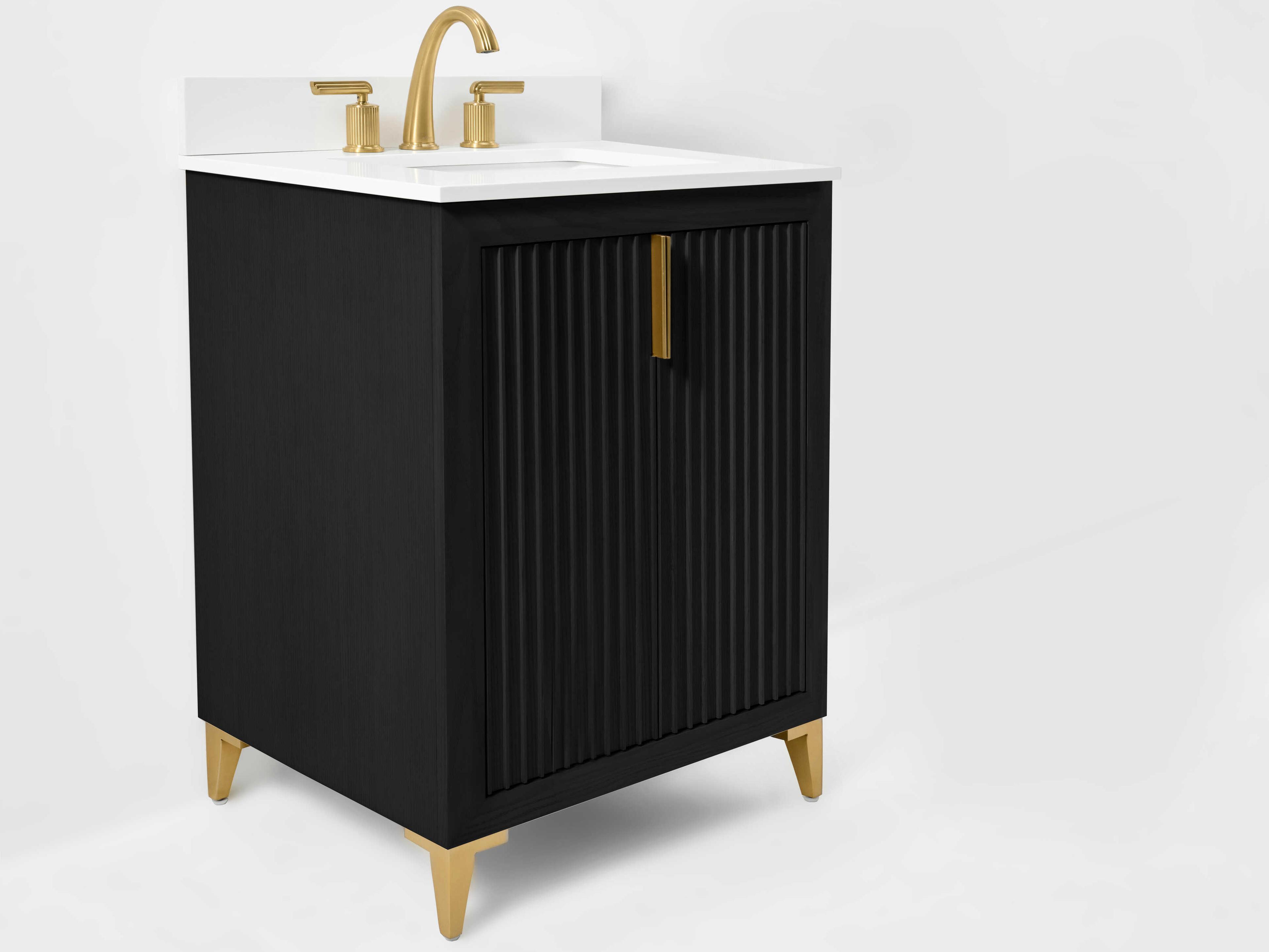 Ancerre Designs Turlington Black Oak 24" Vanity