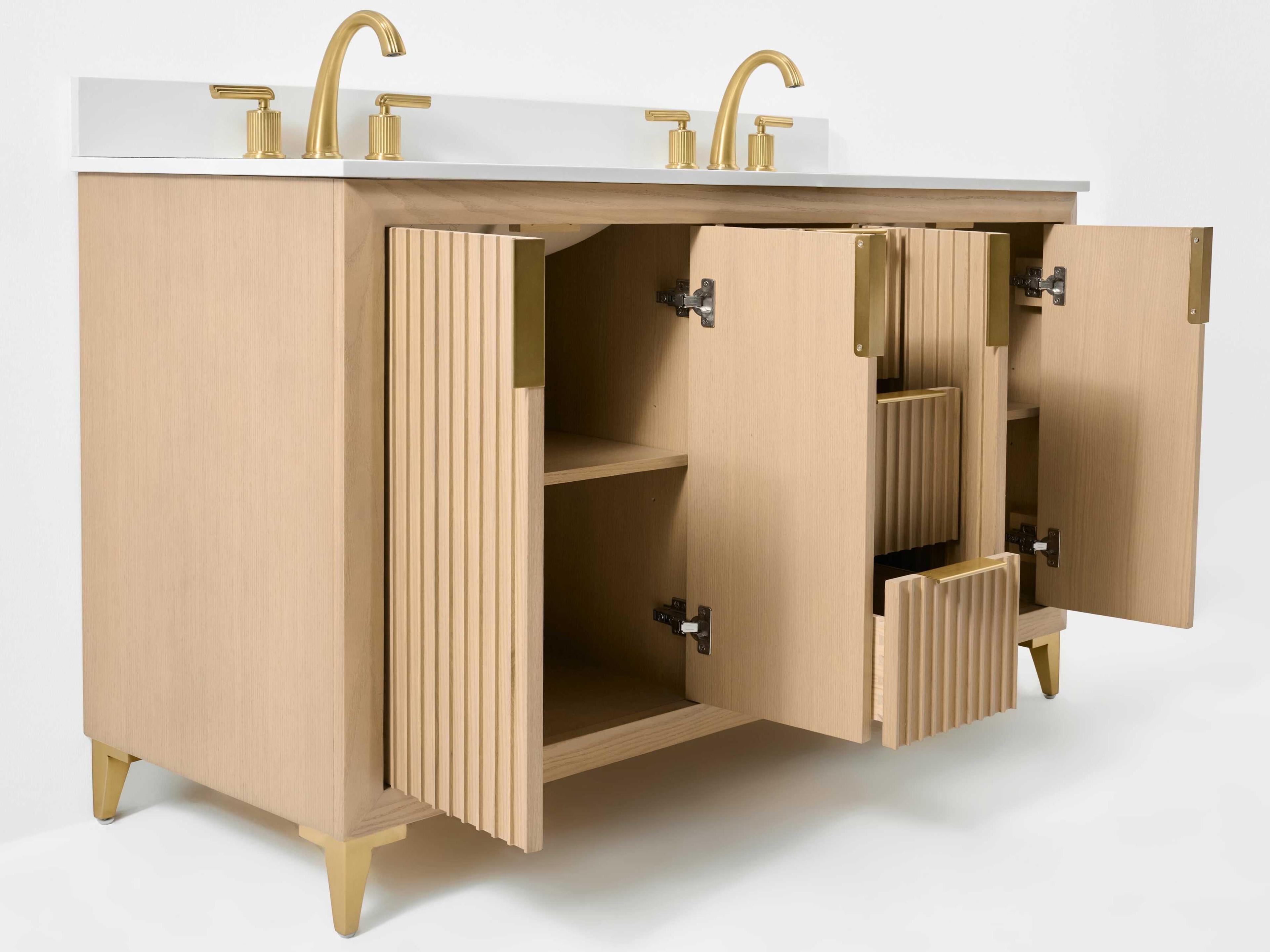 Ancerre Designs Turlington Oak 60" Vanity