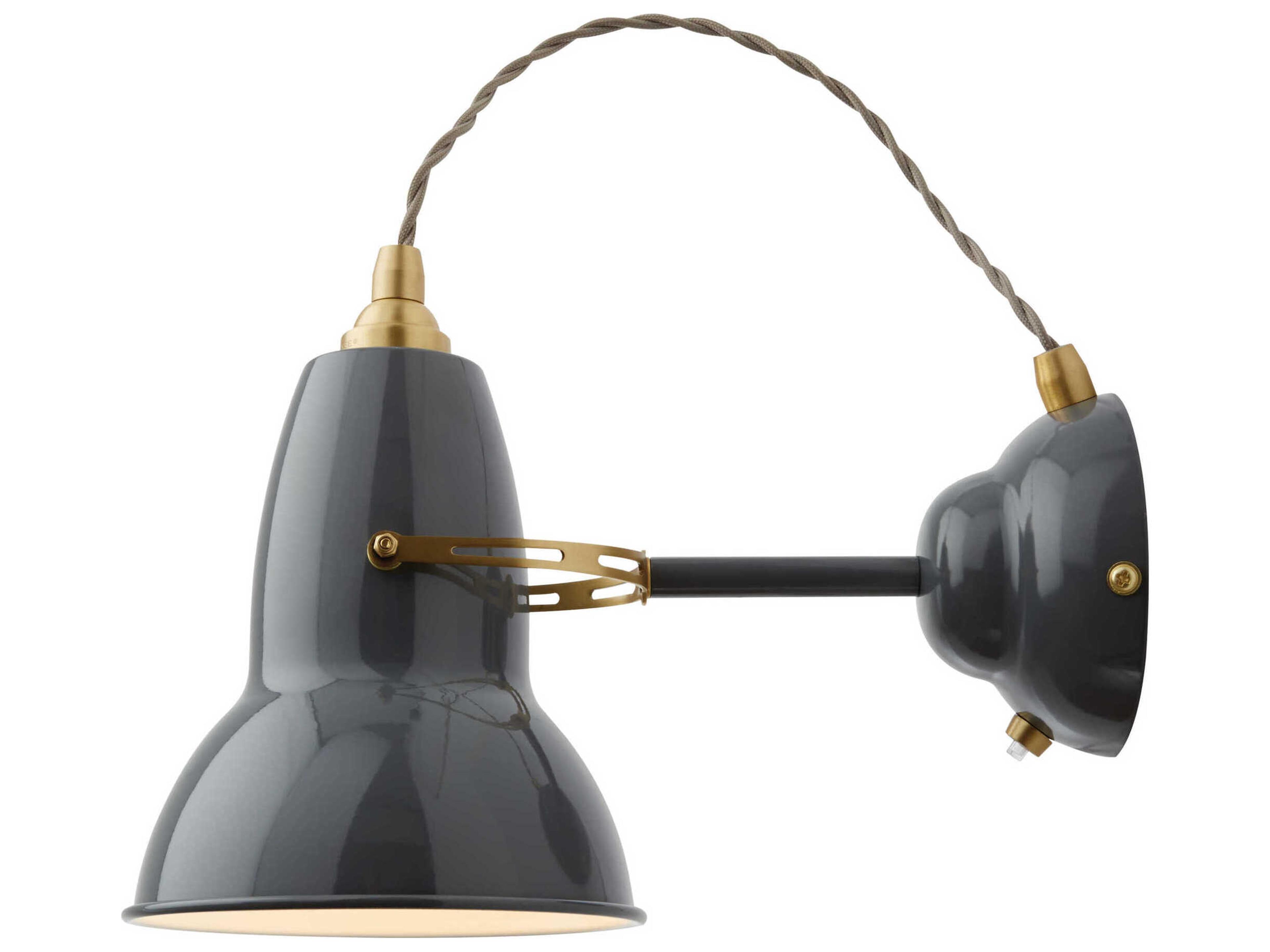 Anglepoise Original-1227 1-Light Elephant Grey Wall Sconce