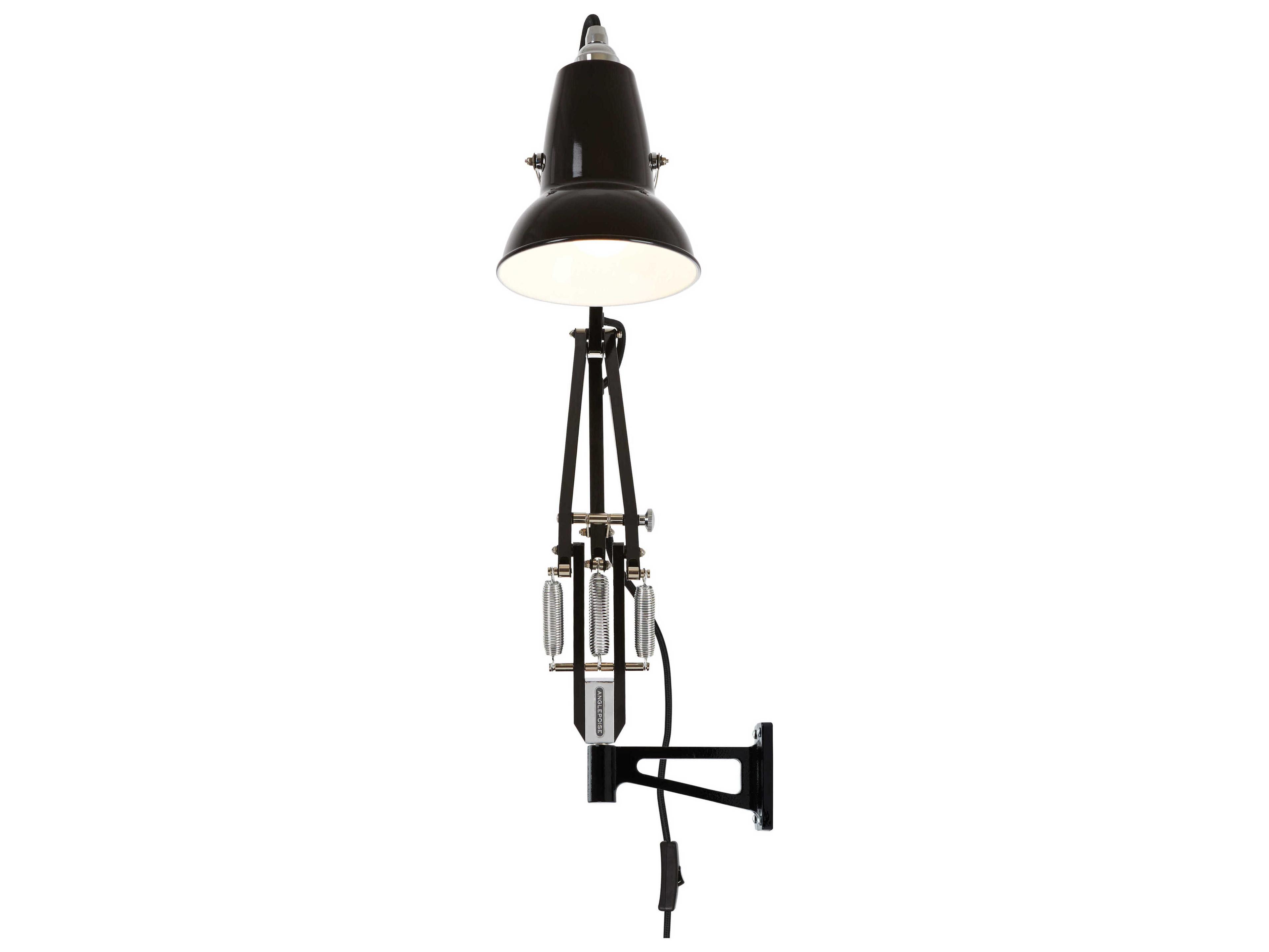 Anglepoise Original-1227 Mini 1-Light Jet Black Swing Wall Sconce