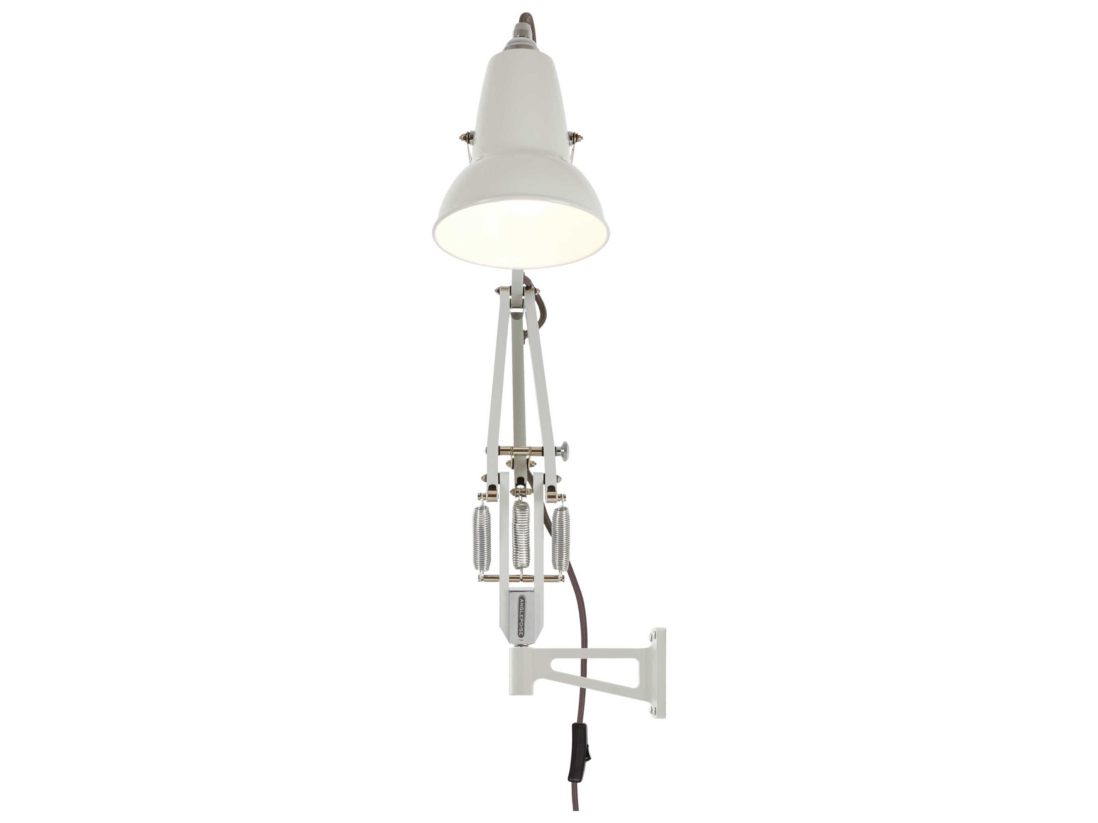 Anglepoise Original-1227 Mini 1-Light Linen White Off Swing Wall Sconce