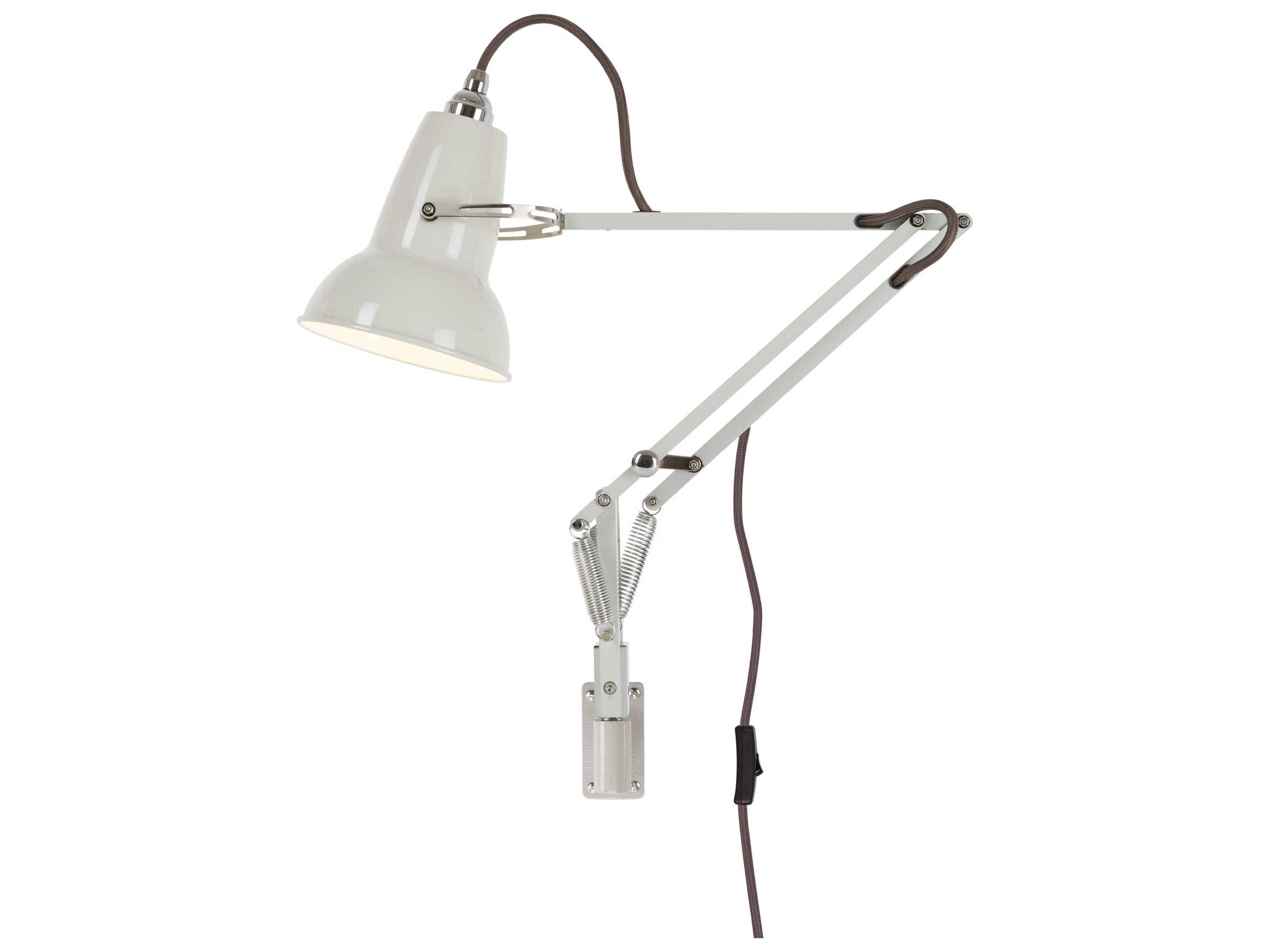 Anglepoise Original-1227 Mini 1-Light Linen White Off Swing Wall Sconce