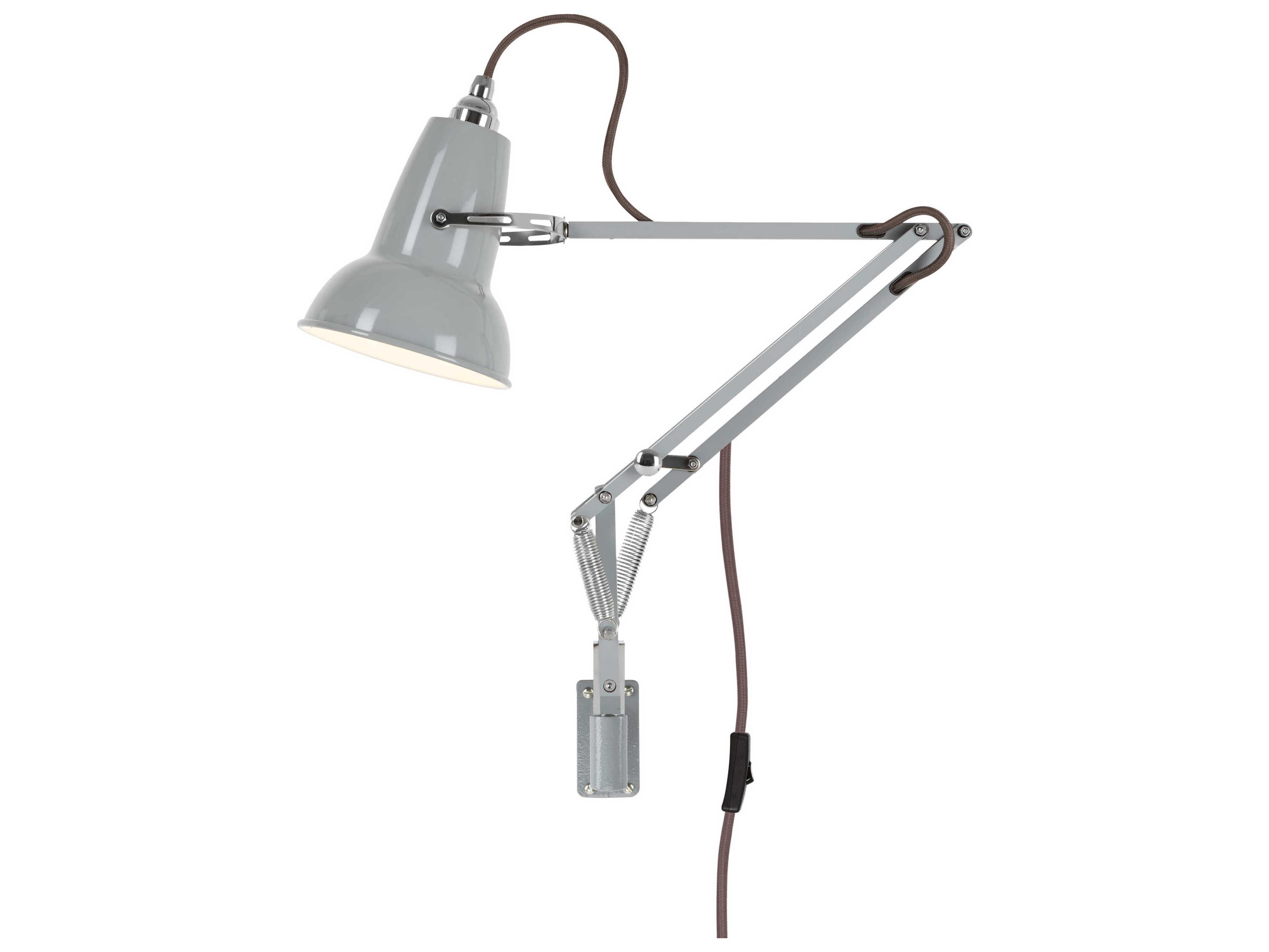 Anglepoise Original-1227 Mini 1-Light Dove Grey Swing Wall Sconce