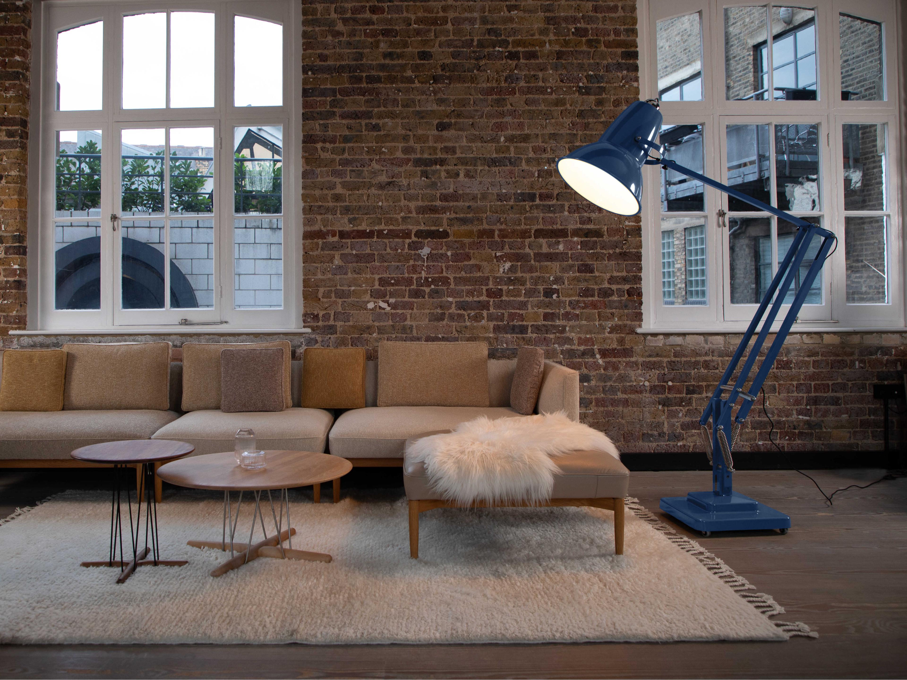 Anglepoise Original-1227 Giant Marine Blue Floor Lamp