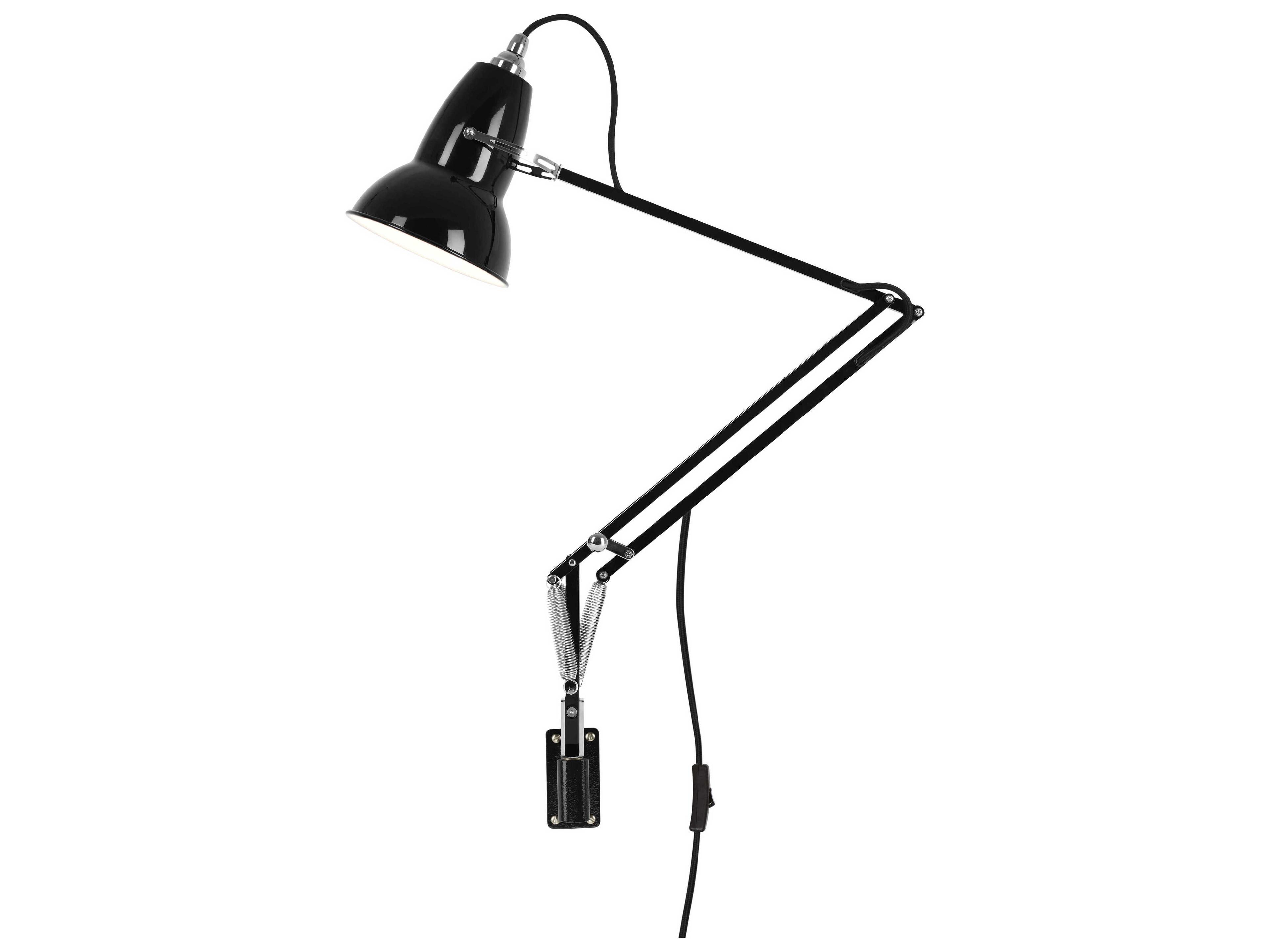 Anglepoise Original-1227 1-Light Jet Black Swing Wall Sconce