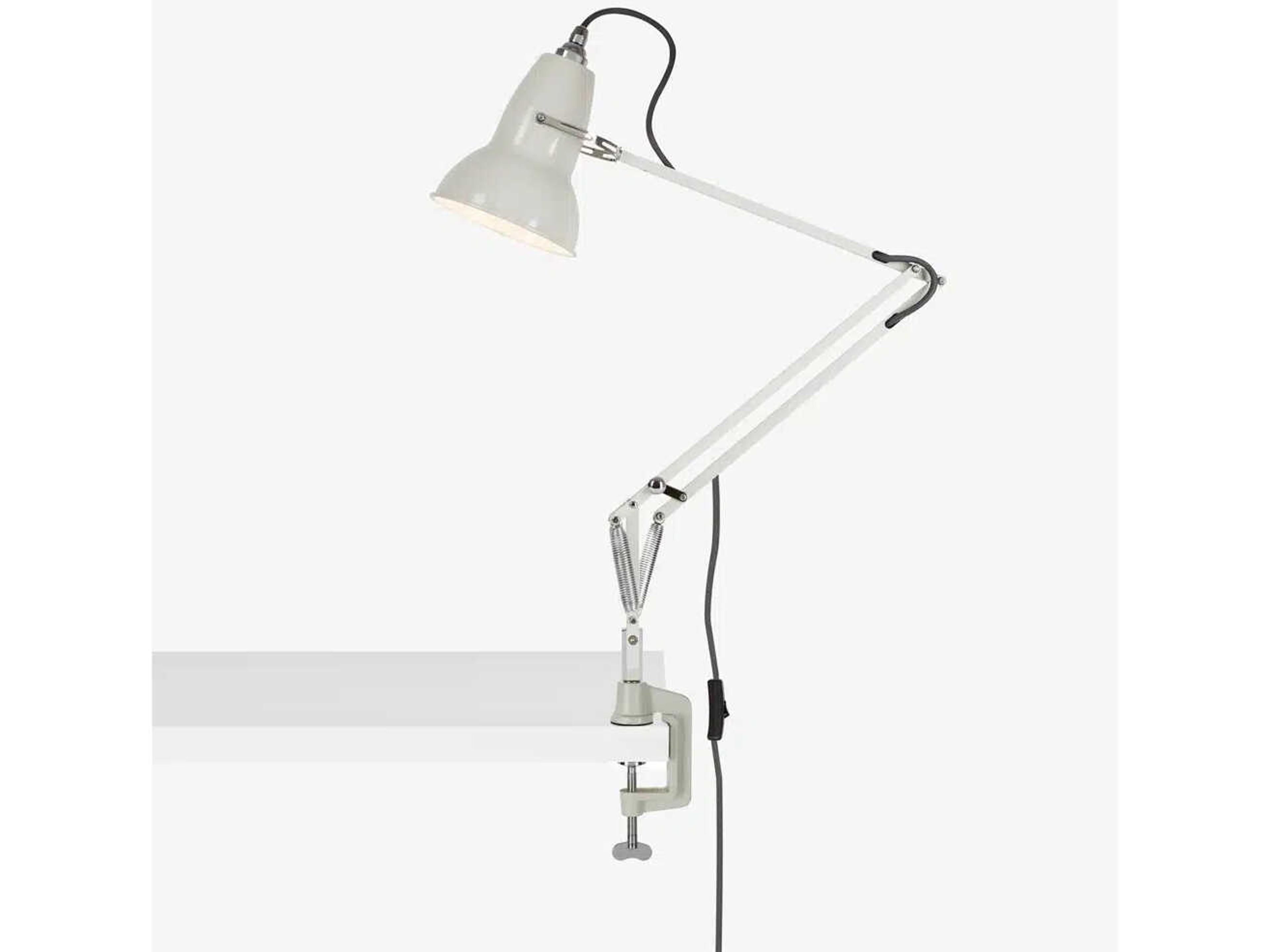Anglepoise Original Range Linen White Desk Clamp